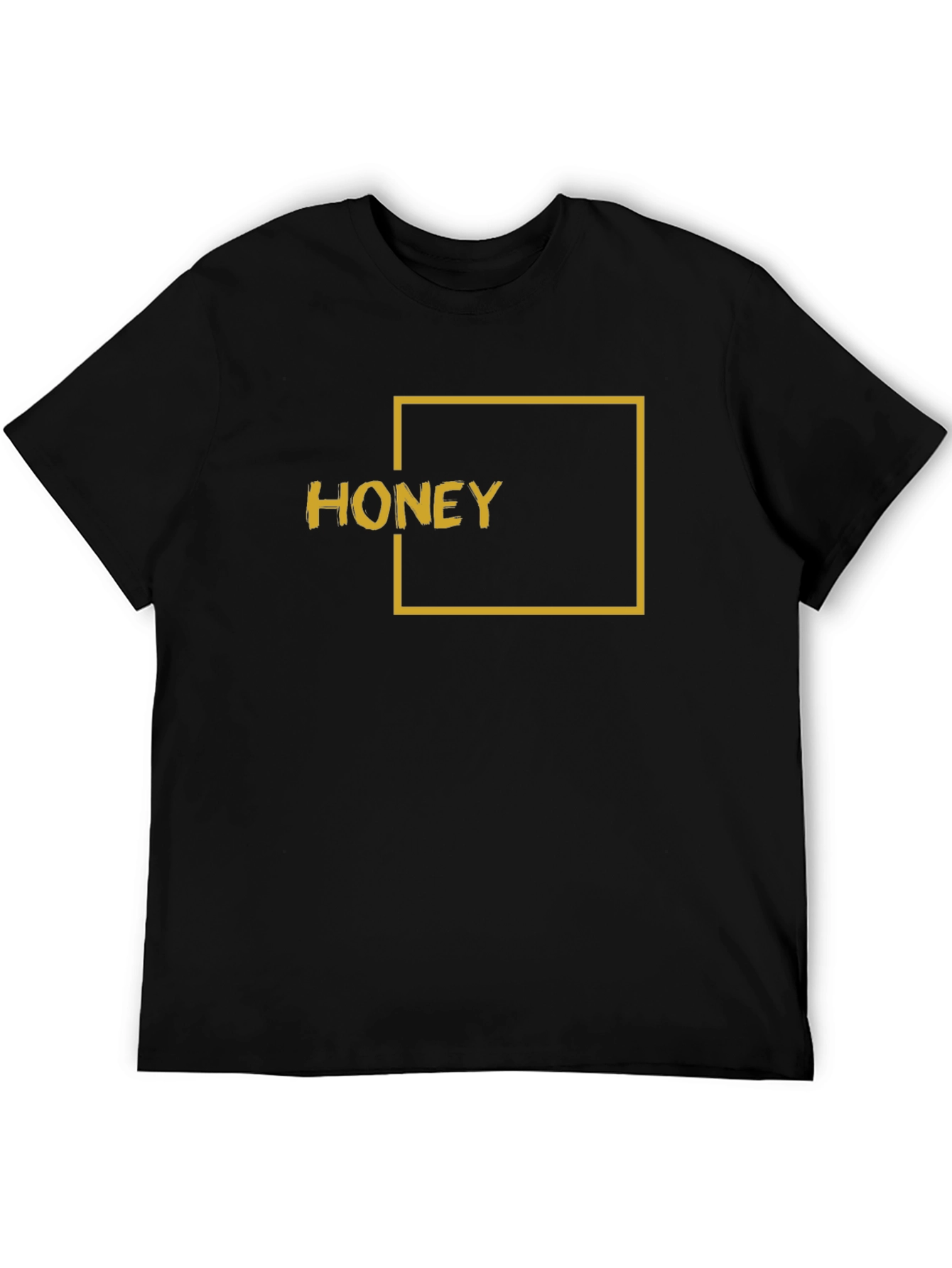 Black Honey Graphic Tee - Black Short Sleeve T-Shirt view 5