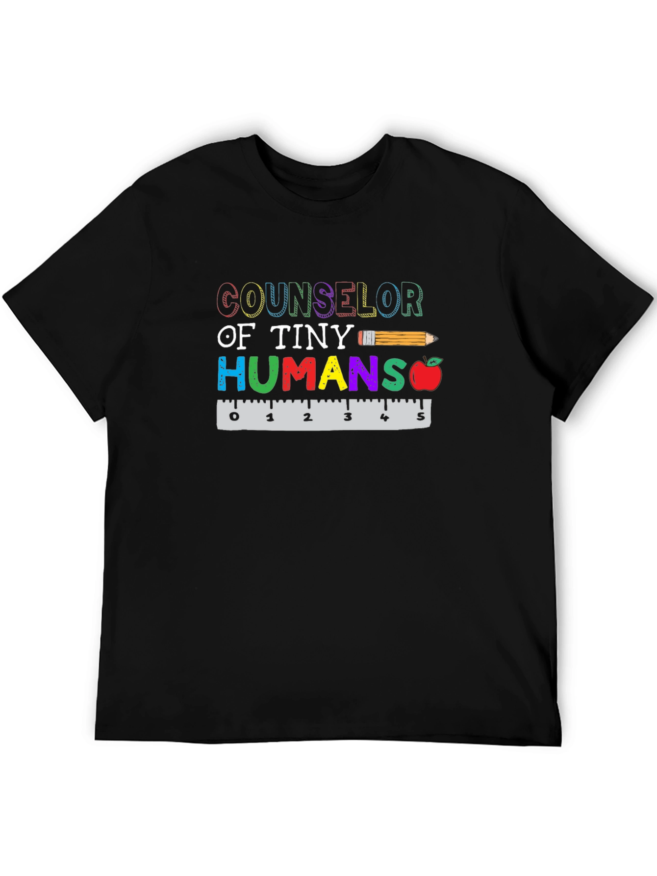 Black Counselor of Tiny Humans Graphic T-Shirt view 5