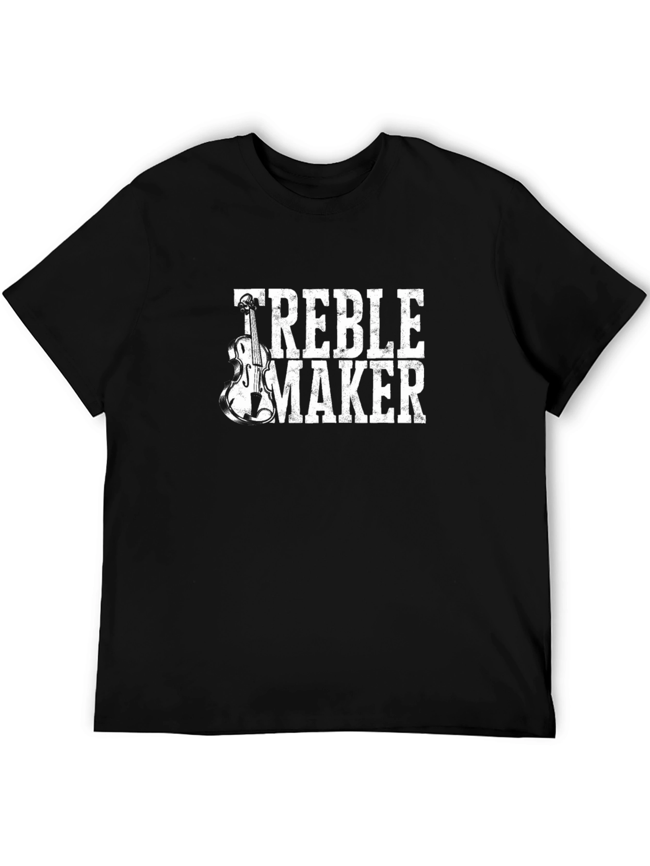 Black Treble Maker T-Shirt - Musician Graphic Tee view 5