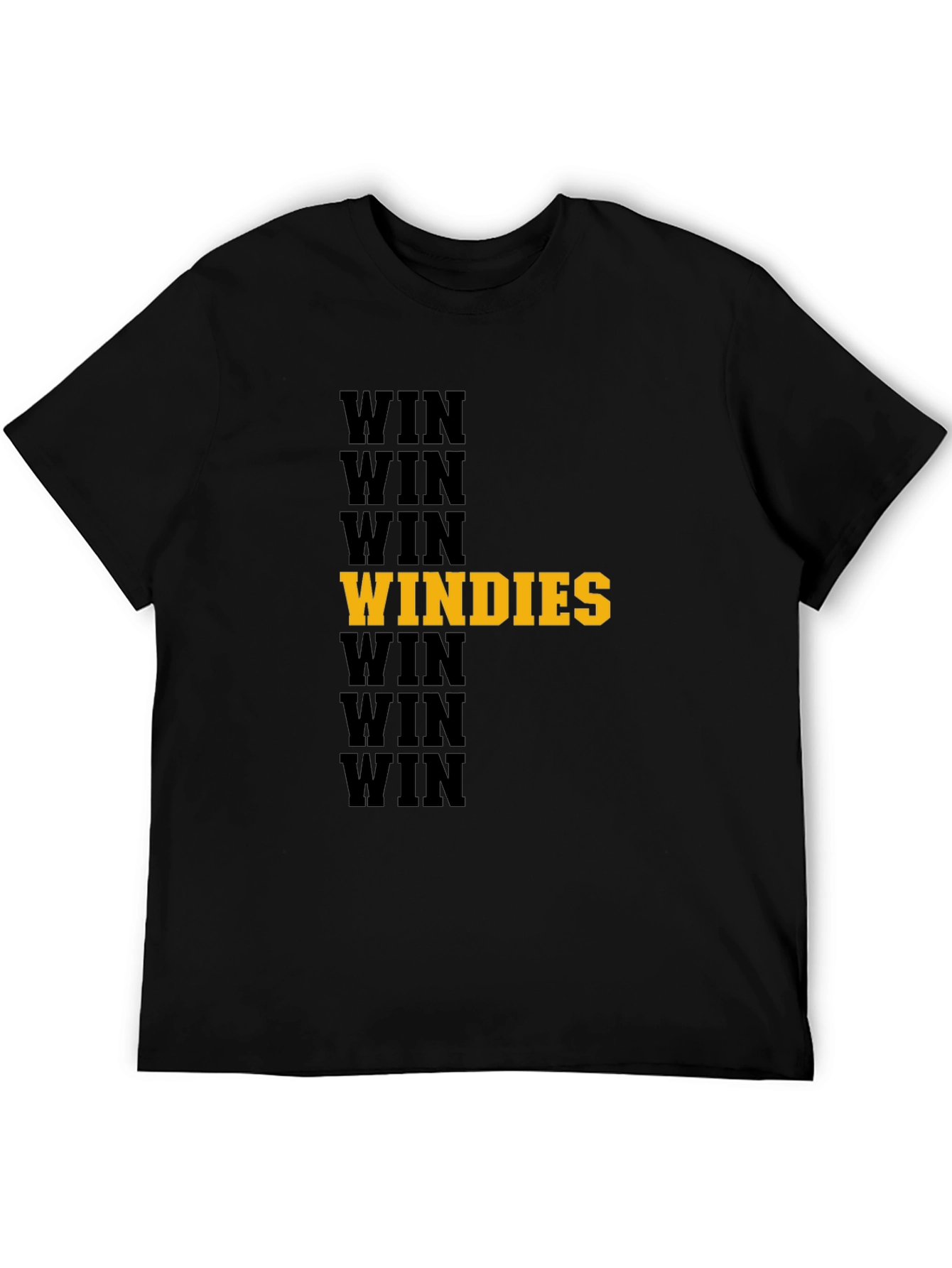 Black Win Windies T-Shirt Black view 5