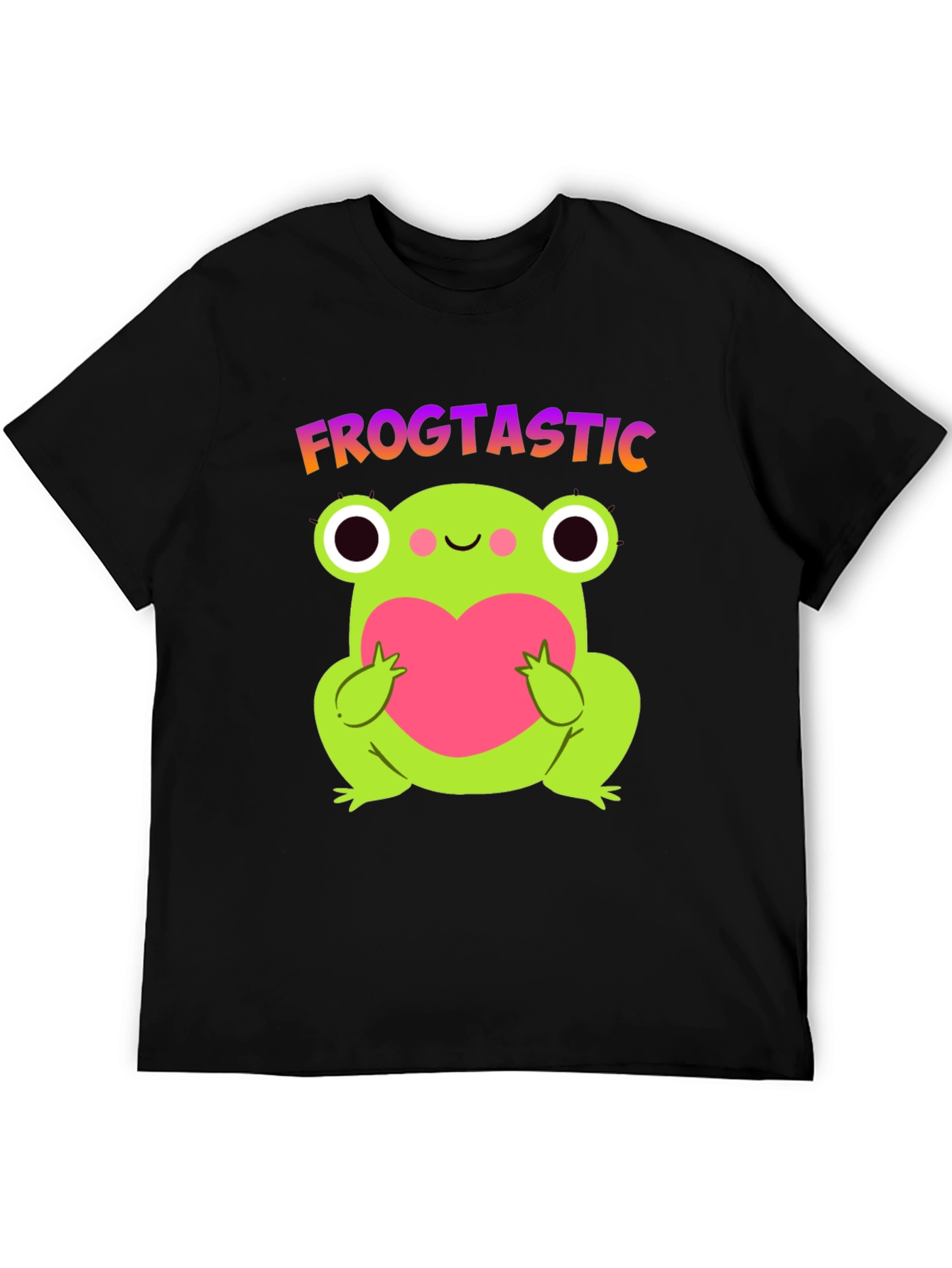 Black Frogtastic Frog Lover T-Shirt view 5