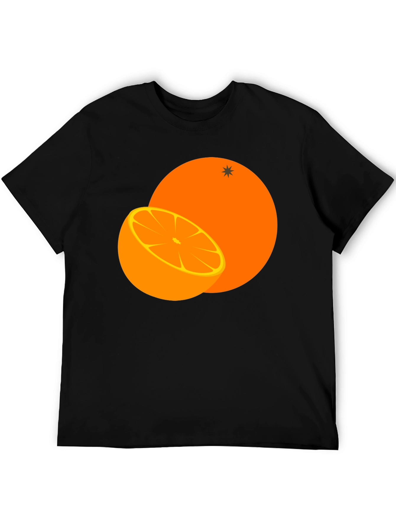 Black Orange Graphic Tee - Fresh & Fruity view 5