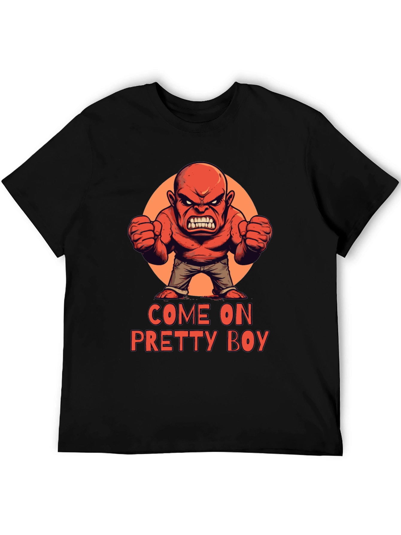 Black Come On Pretty Boy T-Shirt view 5