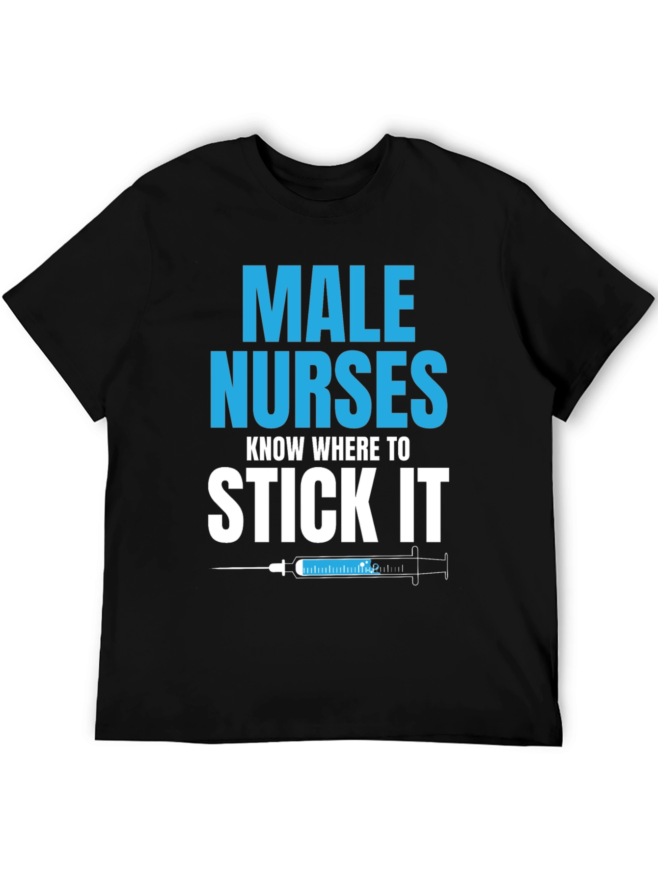 Black Male Nurses Funny T-Shirt view 5