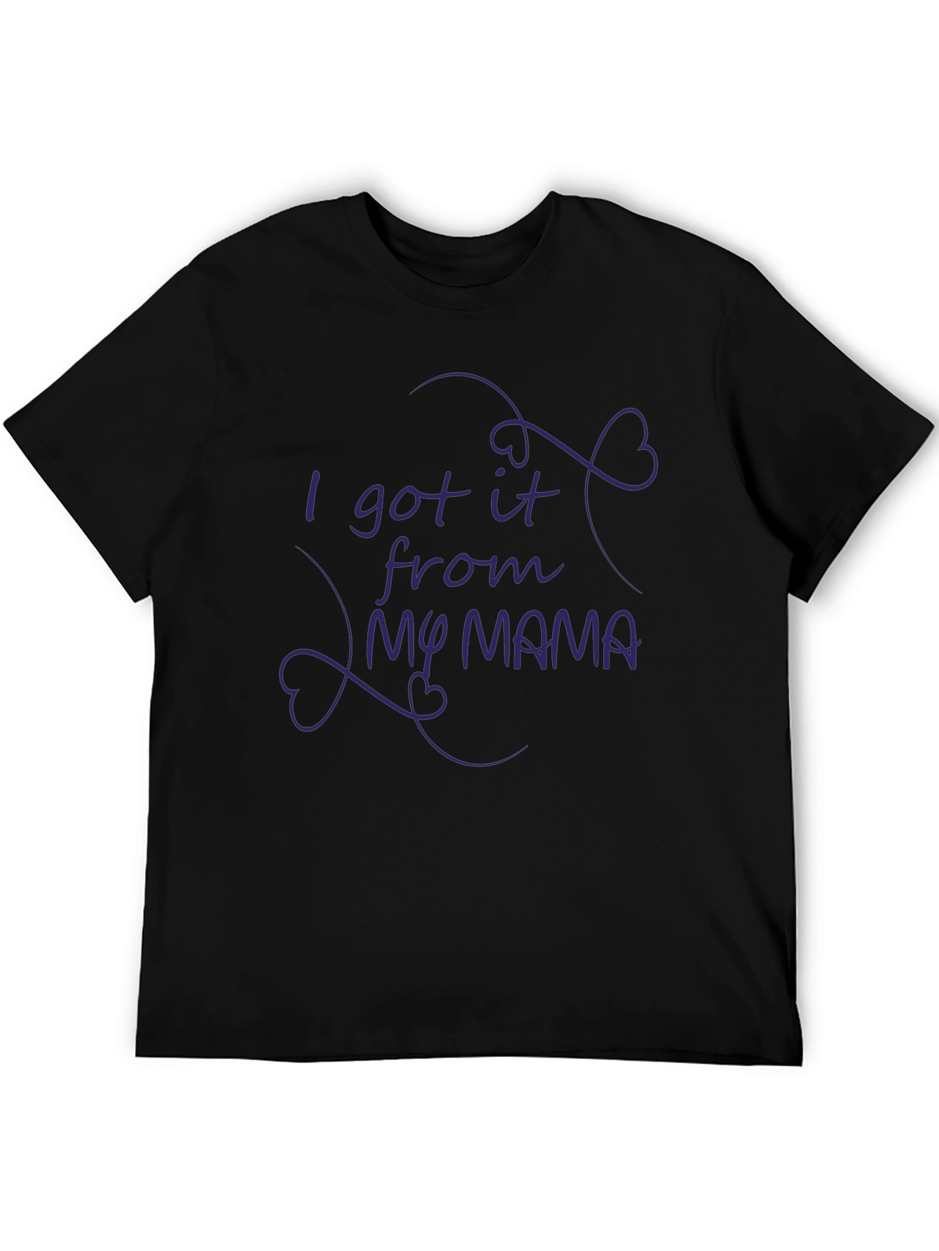 Black I Got It From My Mama Graphic Tee view 5