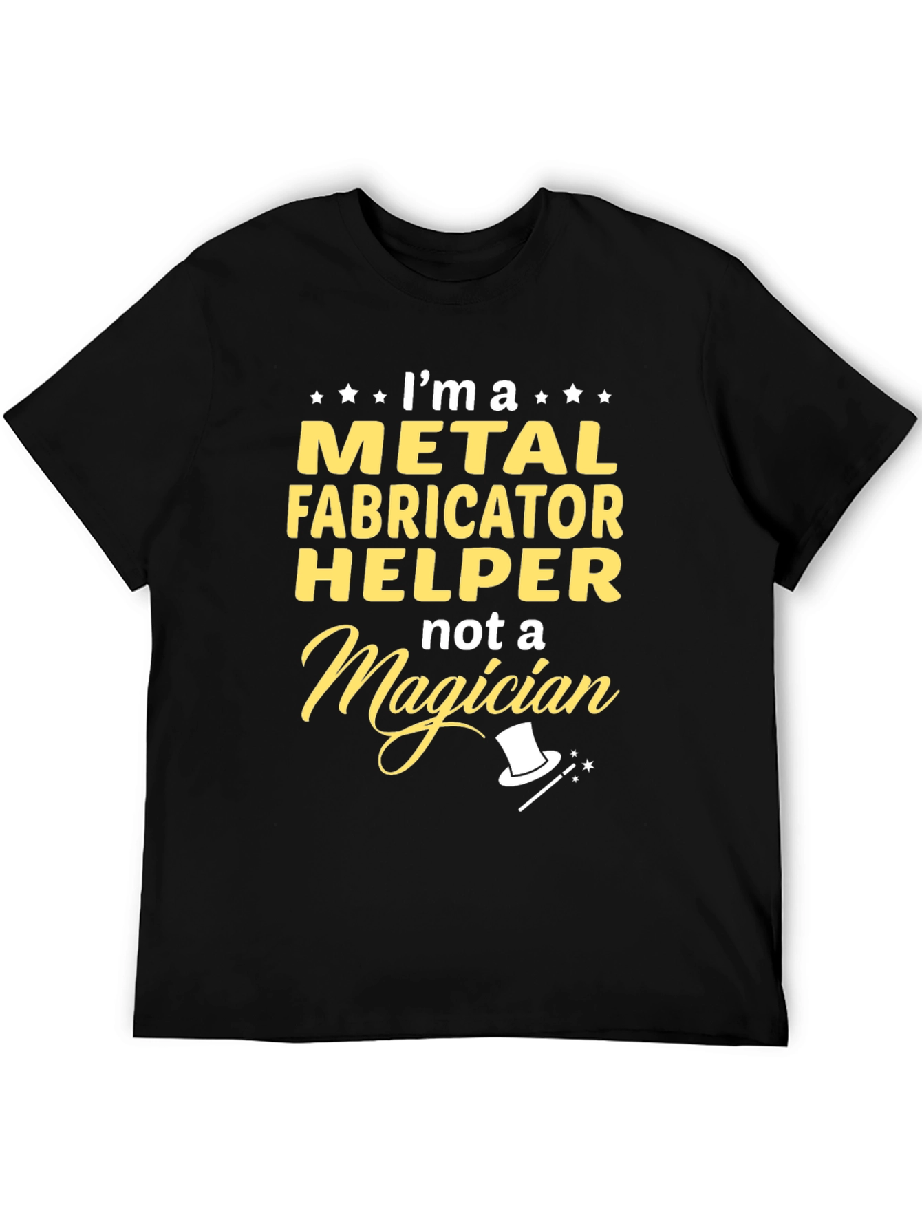 Black Metal Fabricator Helper T-Shirt view 5