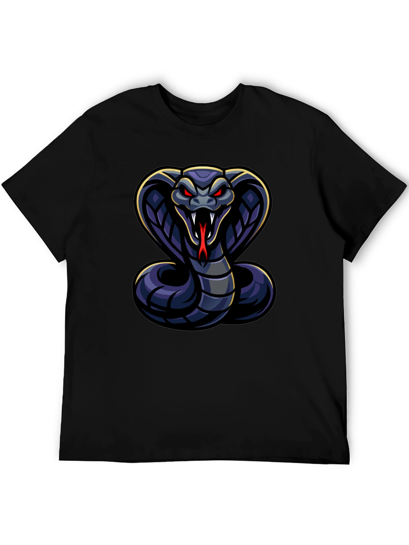 Cobra Graphic T-Shirt - Men's Black Tee - 5