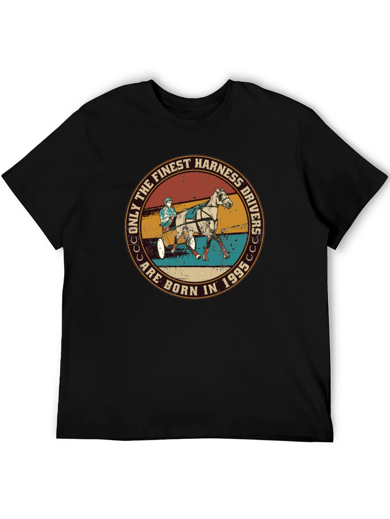 Black Finest Harness Drivers T-Shirt - Born in 1995 view 5
