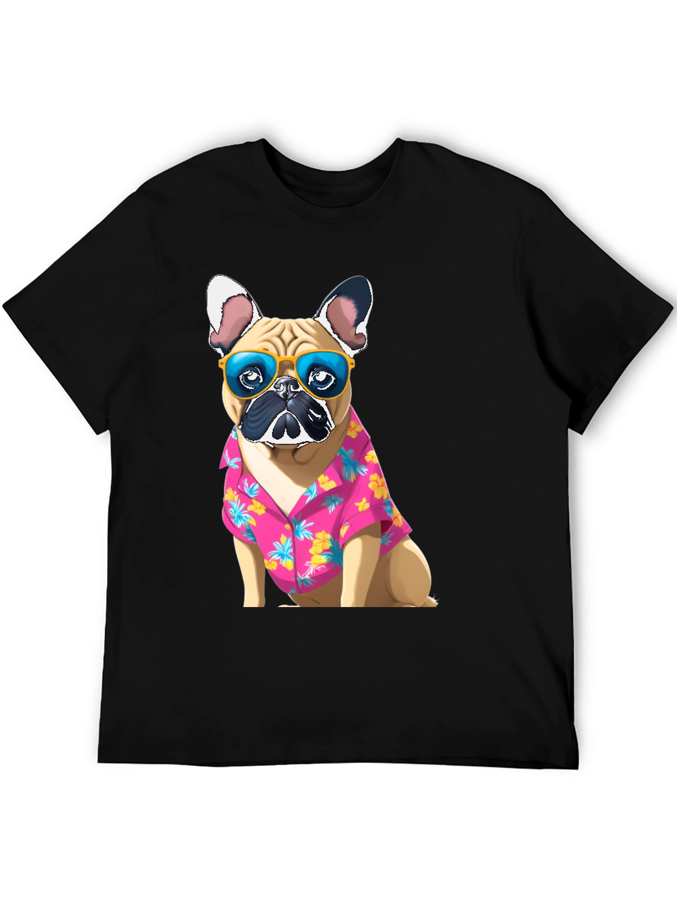 Black Dog Hawaiian Shirt T-Shirt view 5