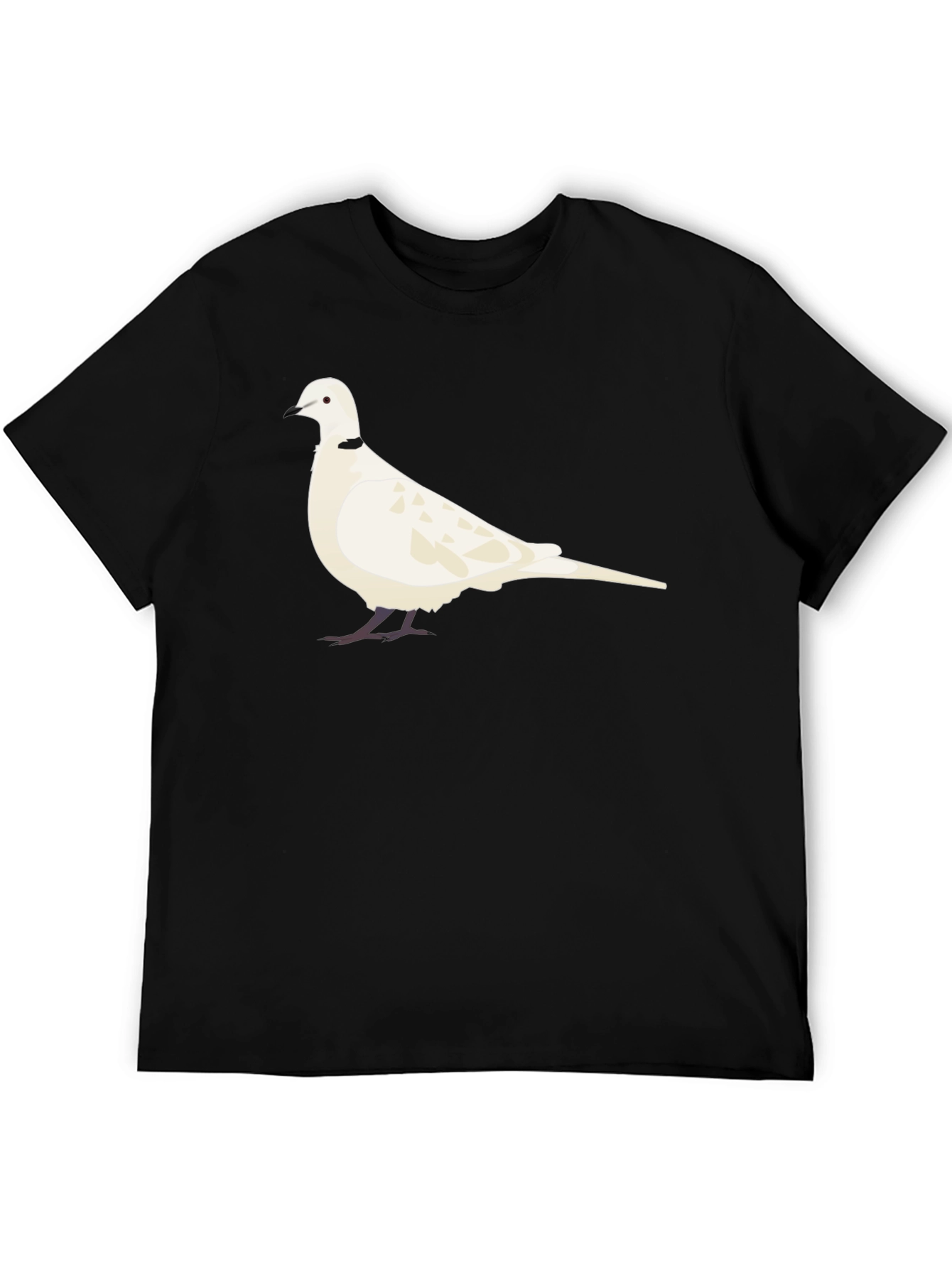 Black Dove Graphic Tee - Black Cotton Blend view 5