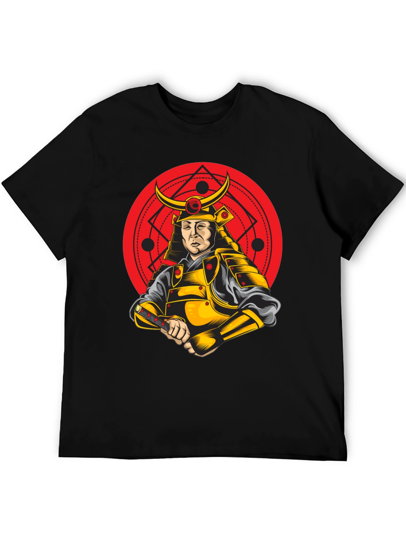 Black Samurai Warrior Graphic T-Shirt - Bold & Unique Design view 5