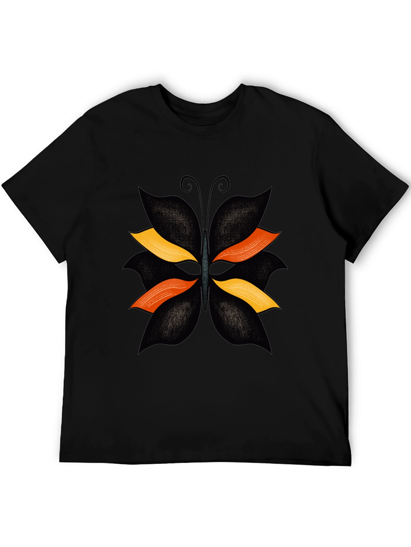 Black Butterfly Graphic T-Shirt - Stylish Casual Tee view 5