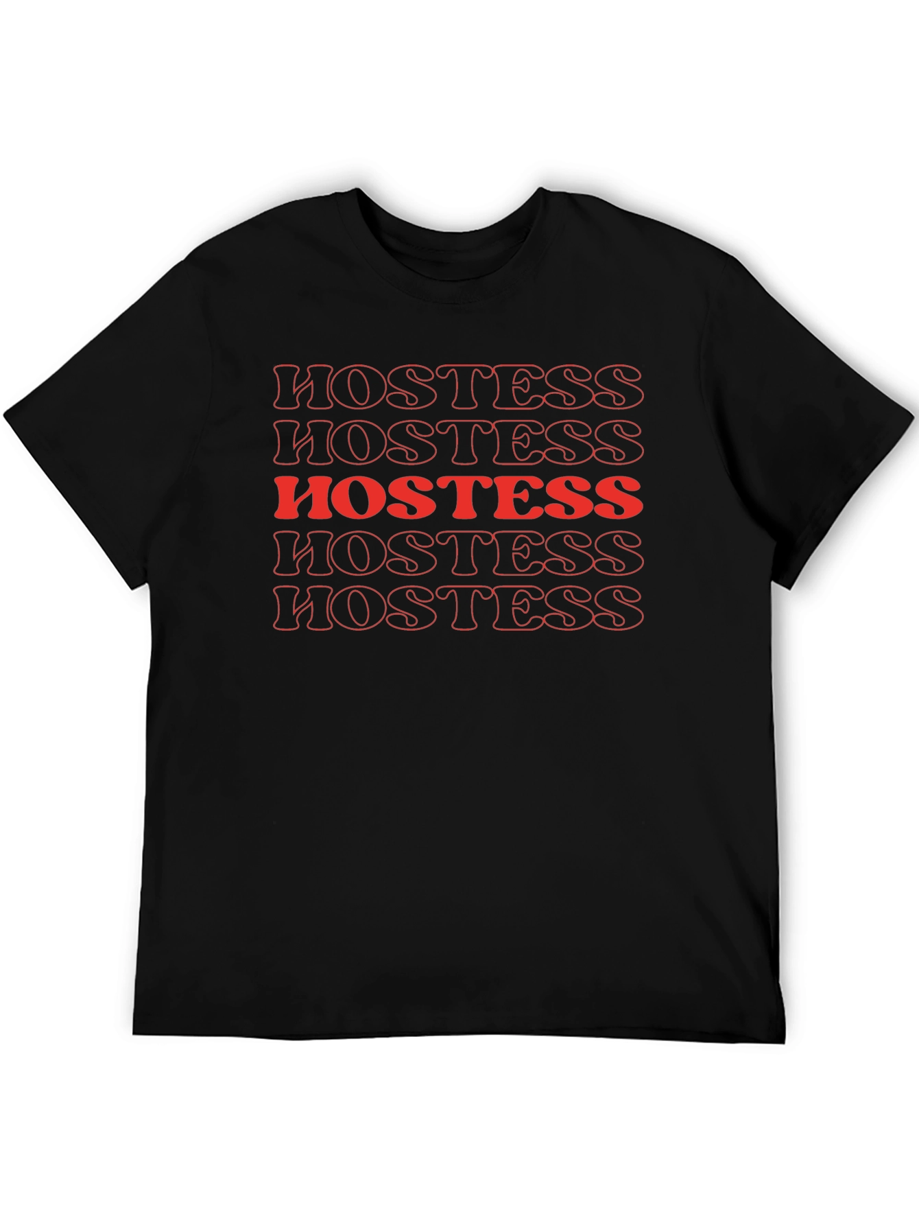 Hostess Retro Black T-Shirt - 5