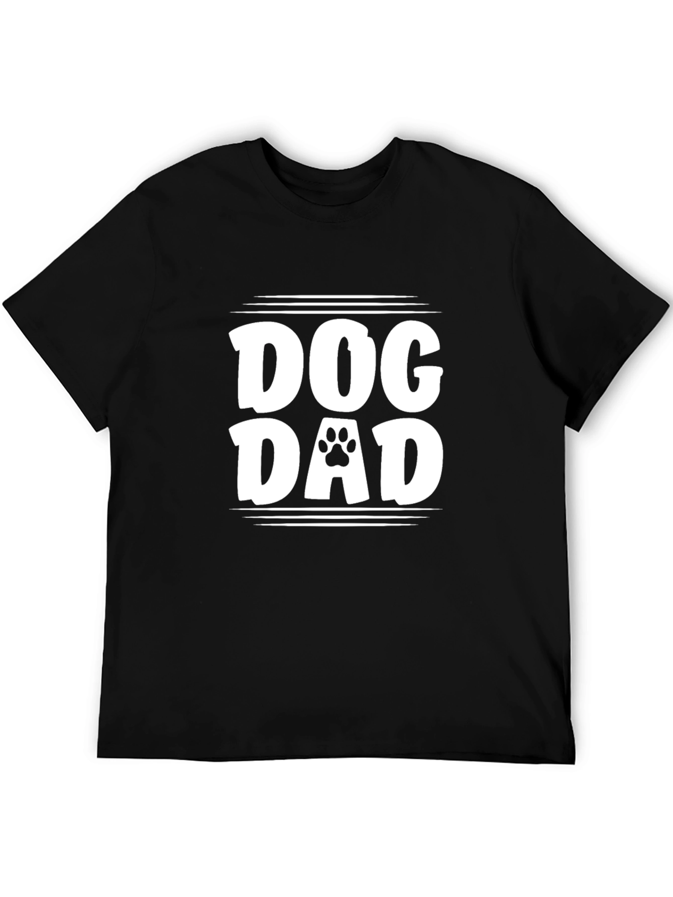 Dog Dad T-Shirt - Paw Print Design - 5