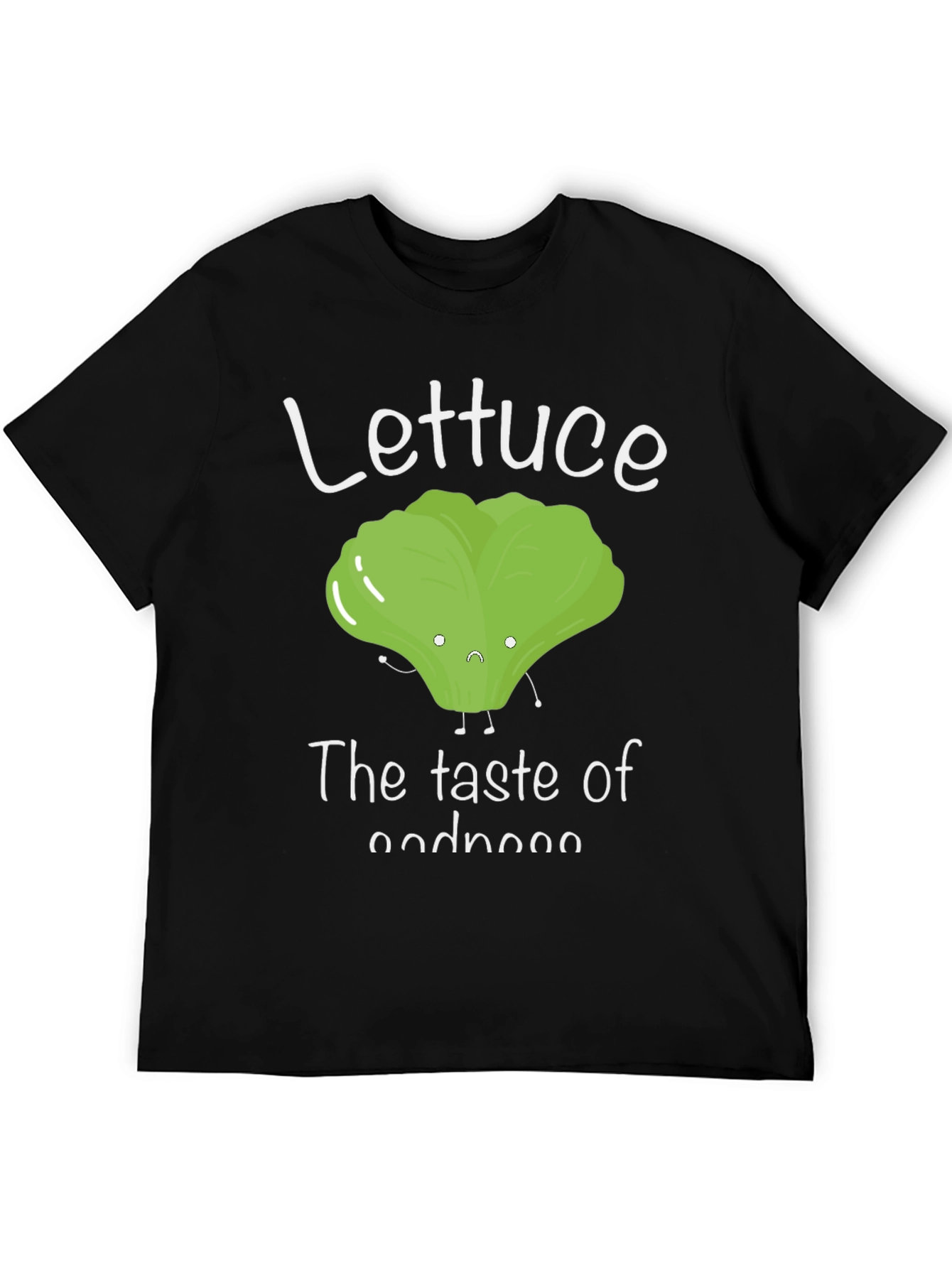 Black Lettuce 'The Taste of Goodness' Funny Graphic Tee view 5