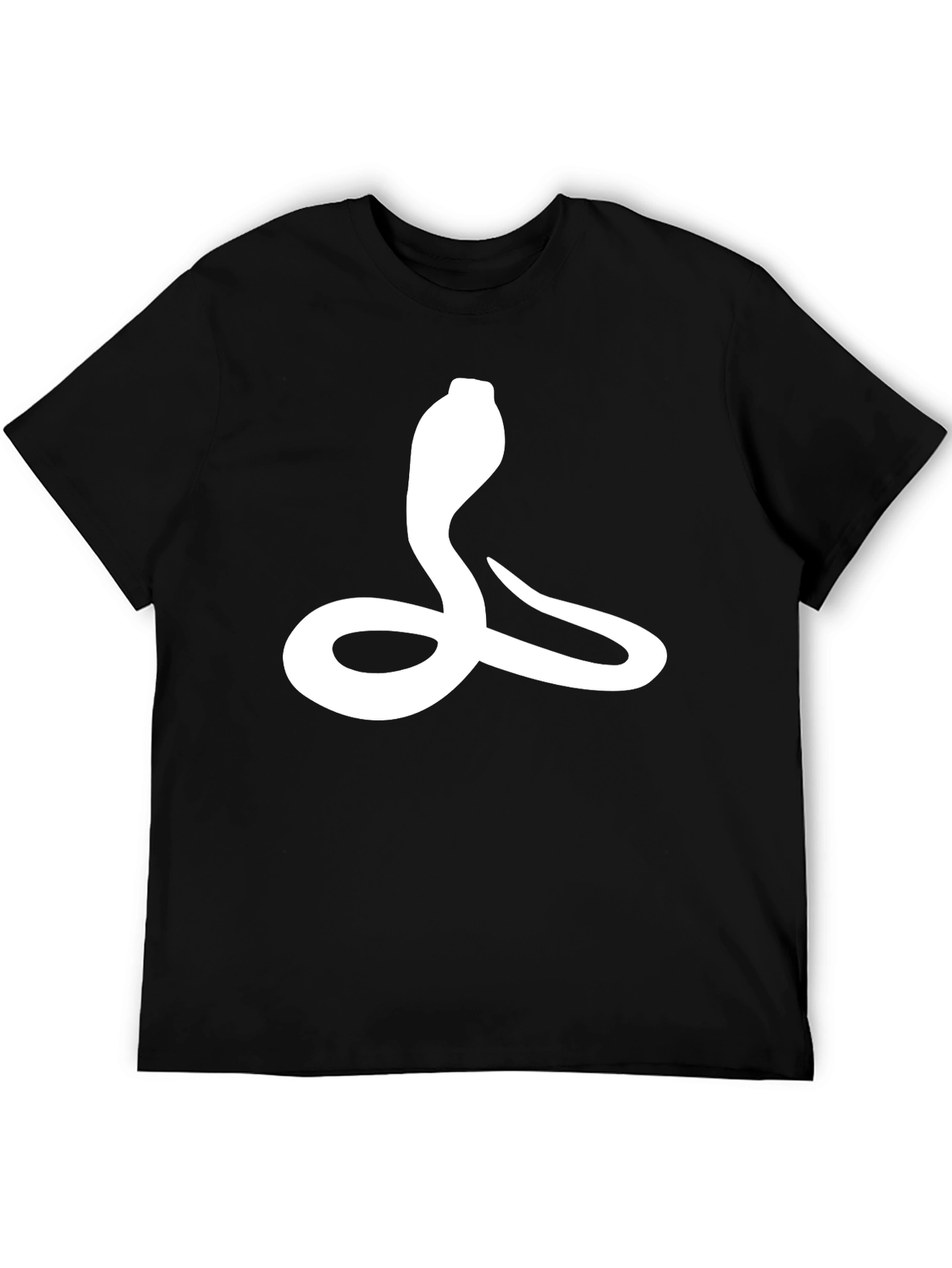 Black Bold Cobra Tee - Graphic Black T-Shirt view 5
