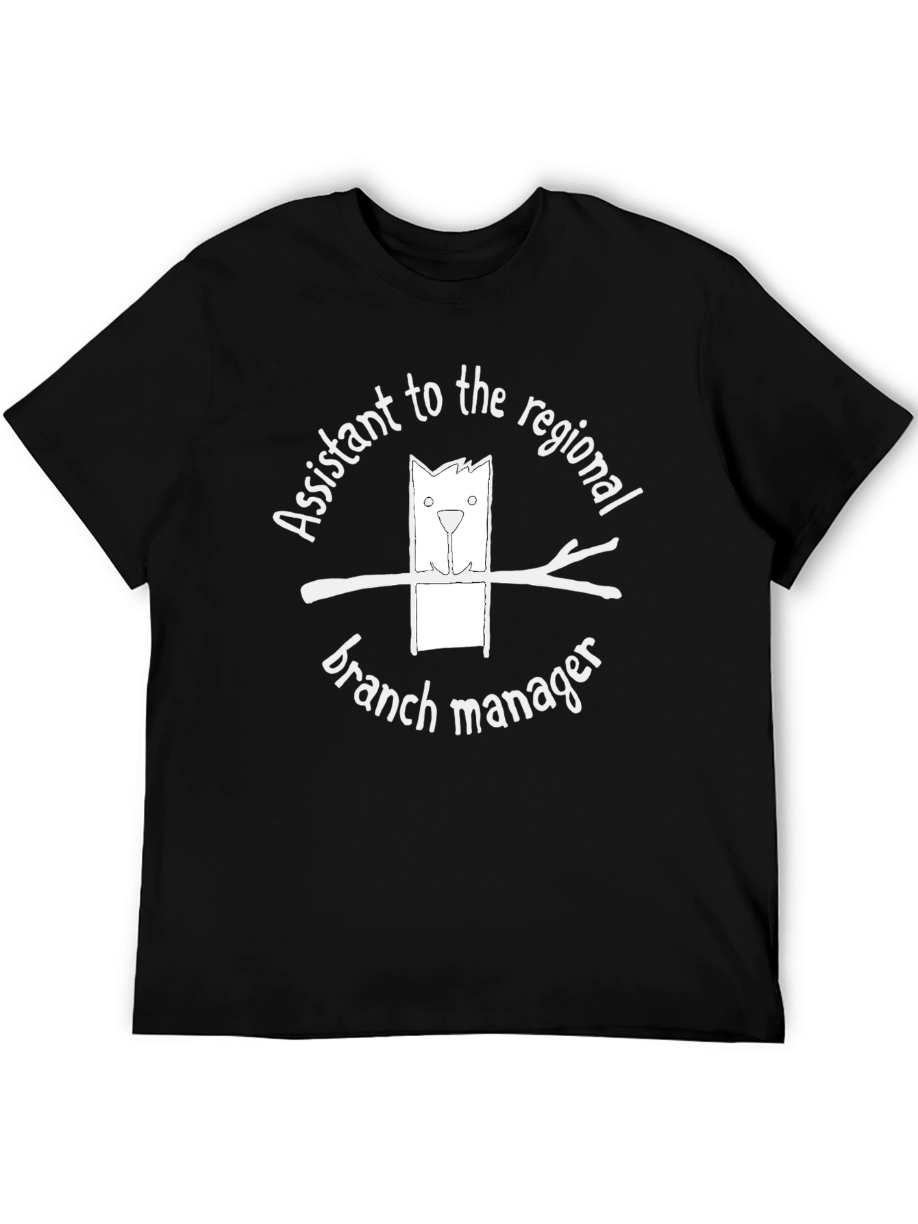 Black Assistant to the Regional Manager Graphic T-Shirt view 5