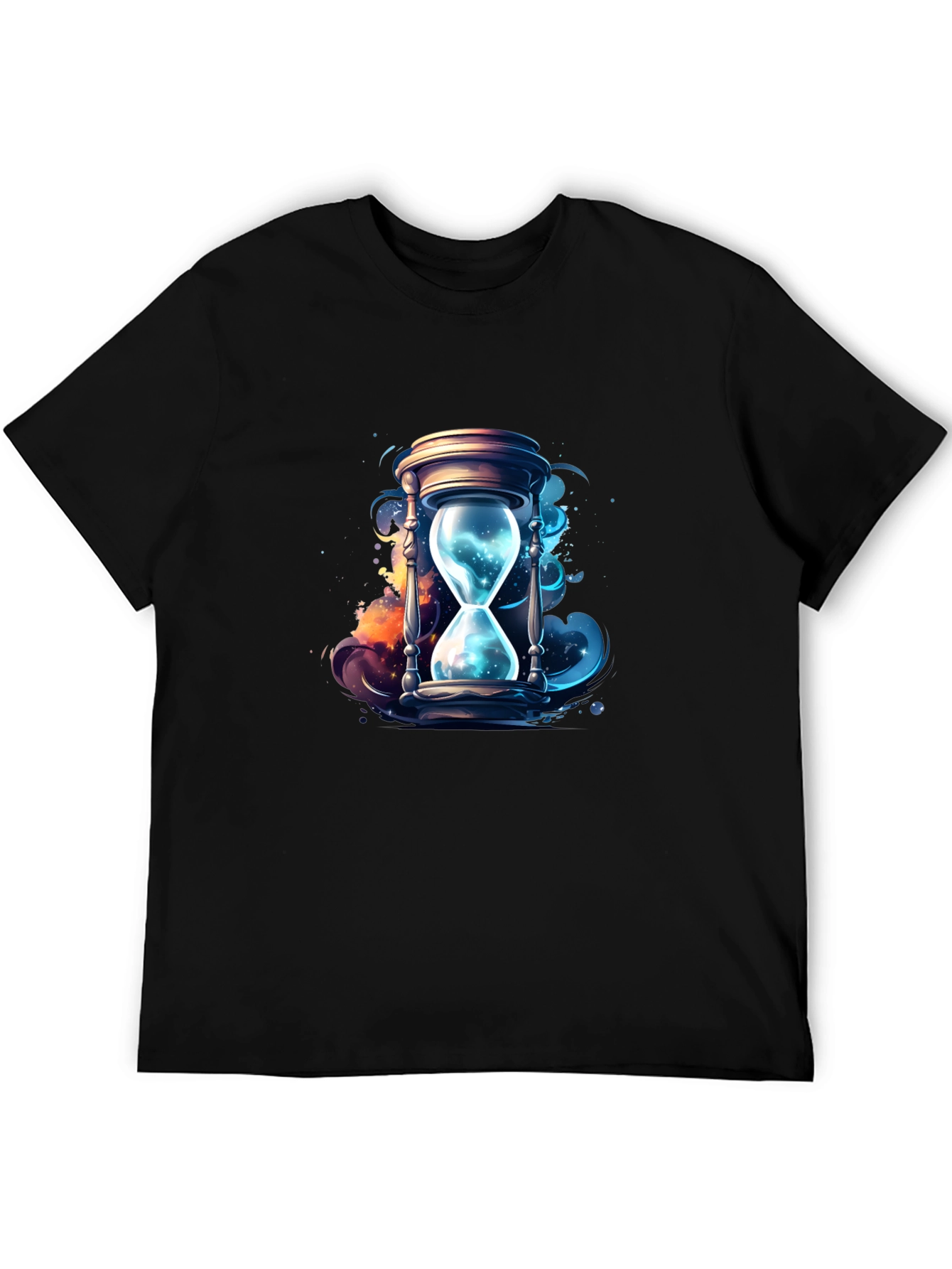 Black Hourglass T-Shirt - Timeless Design view 5