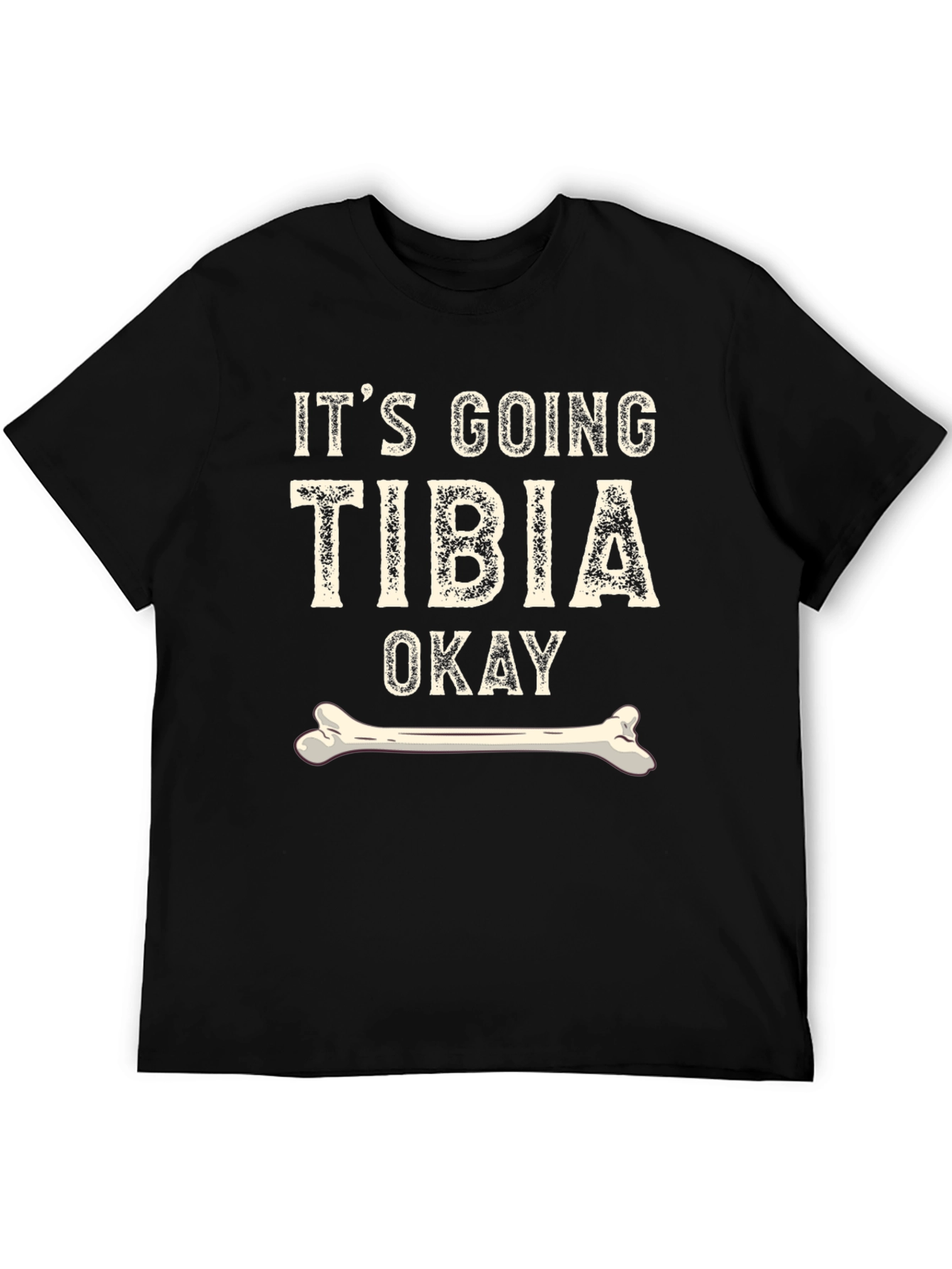 Black Funny Bone T-Shirt - Tibia Okay Graphic Tee view 5