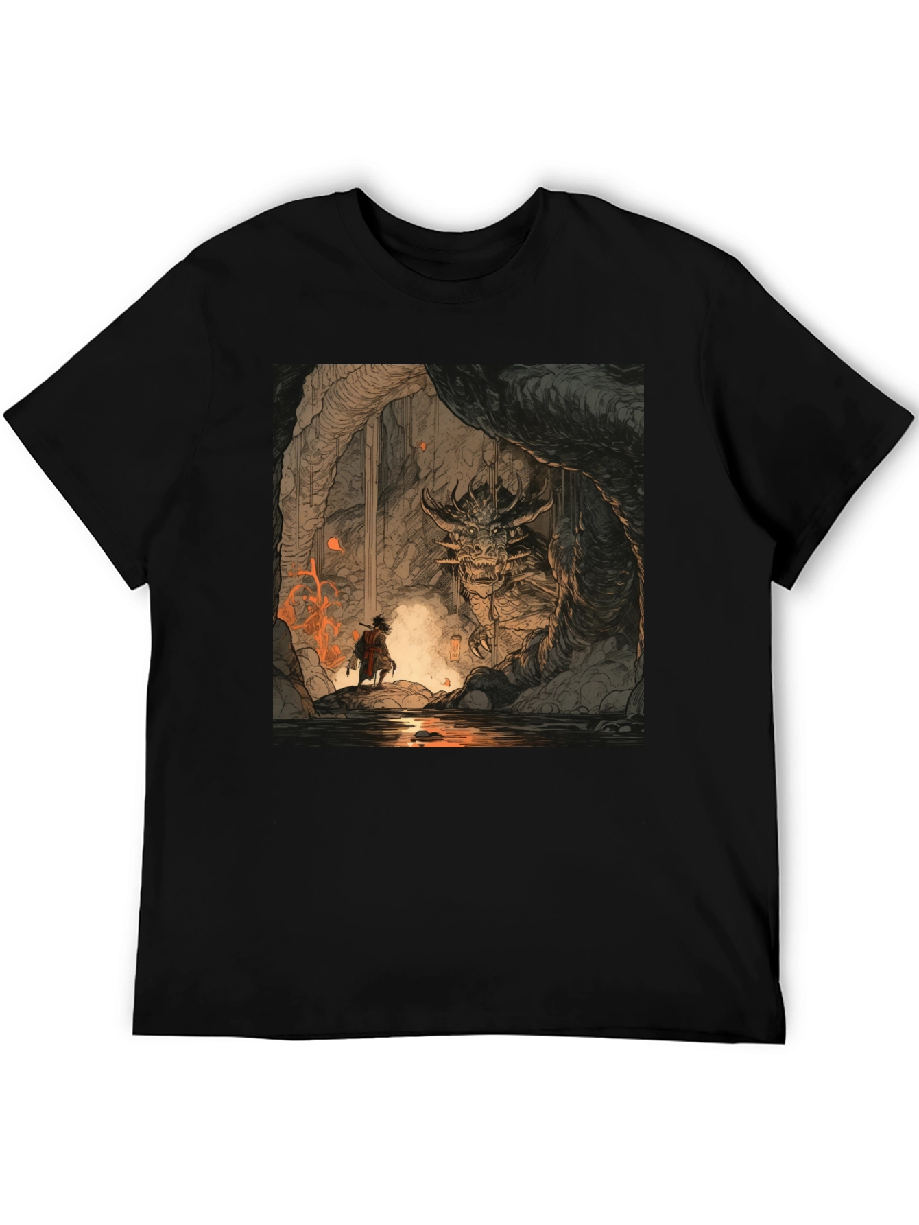 Black Dragon Cave T-Shirt view 5