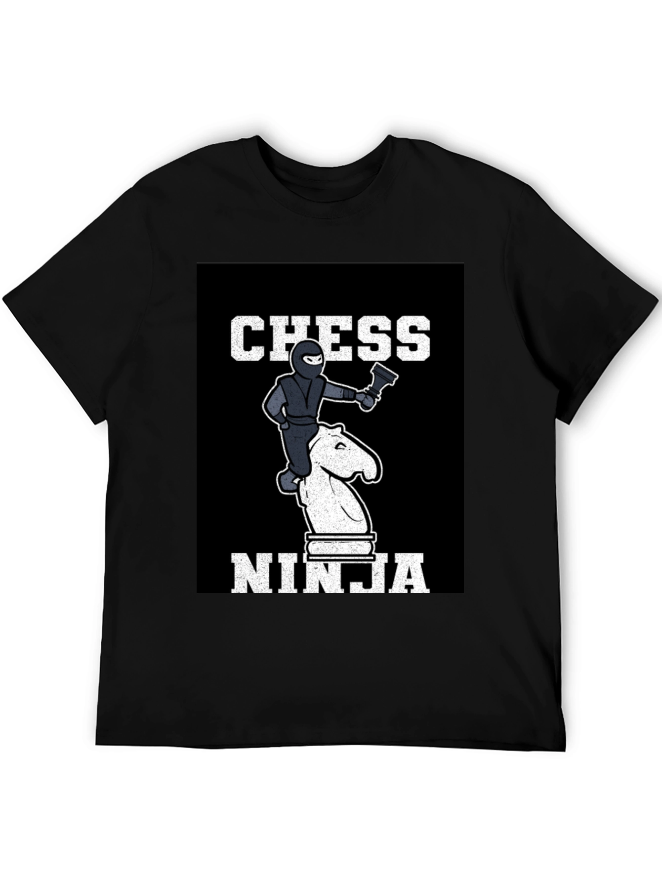 Black Chess Ninja T-Shirt view 5