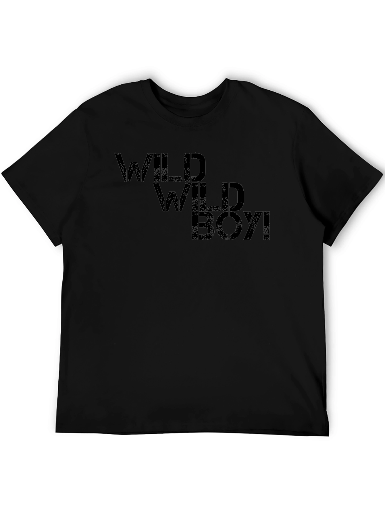 Black Wild Boy Graphic T-Shirt - Men's Black Tee view 5