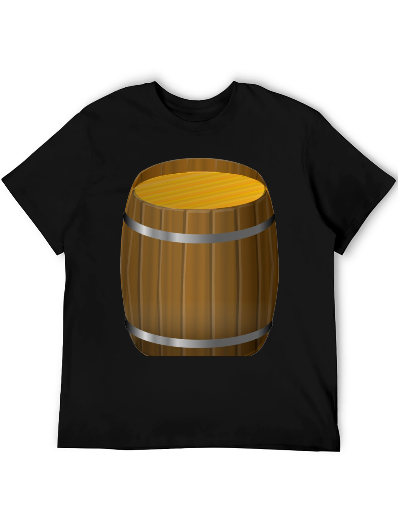 Black Novelty Barrel Graphic T-Shirt view 5