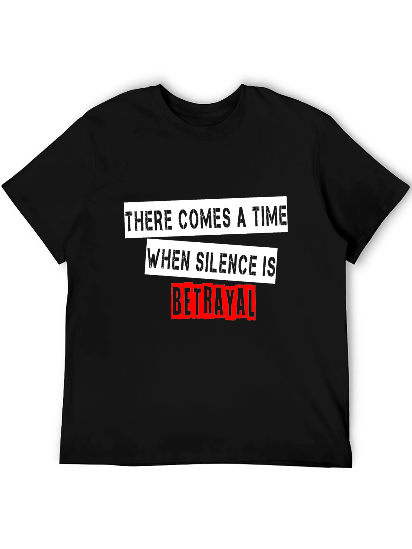 Black Silence is Betrayal Graphic Tee - Menswear view 5