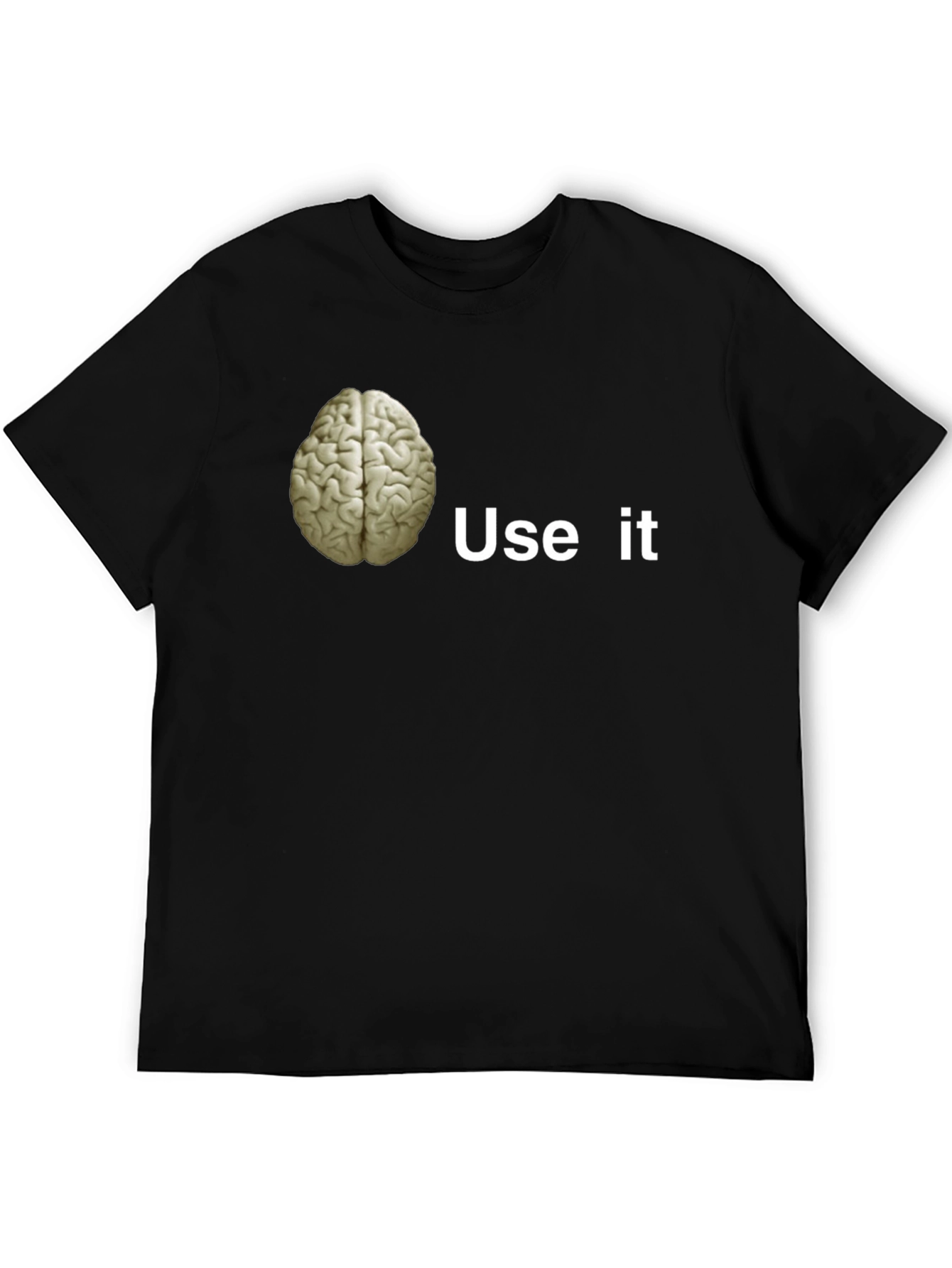 Black Brain Use It Graphic Tee view 5