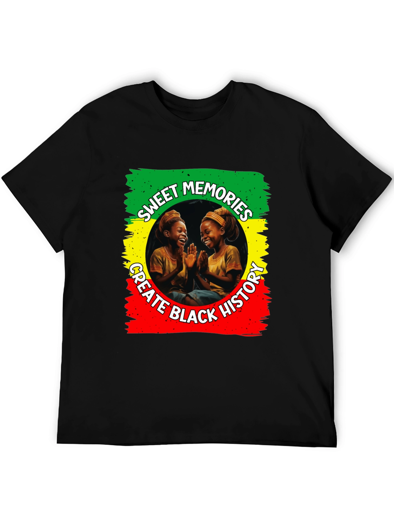 Black Sweet Memories Black History Graphic Tee view 5