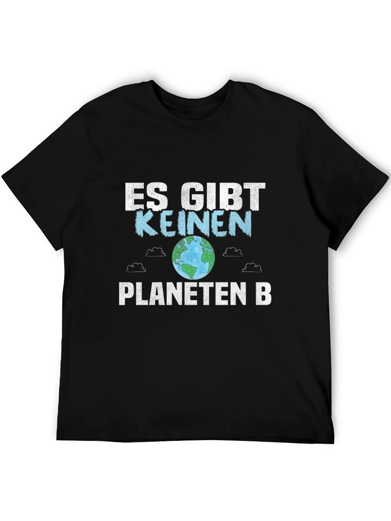 Black Save the Planet T-Shirt - "Es gibt keinen Planeten B" view 5
