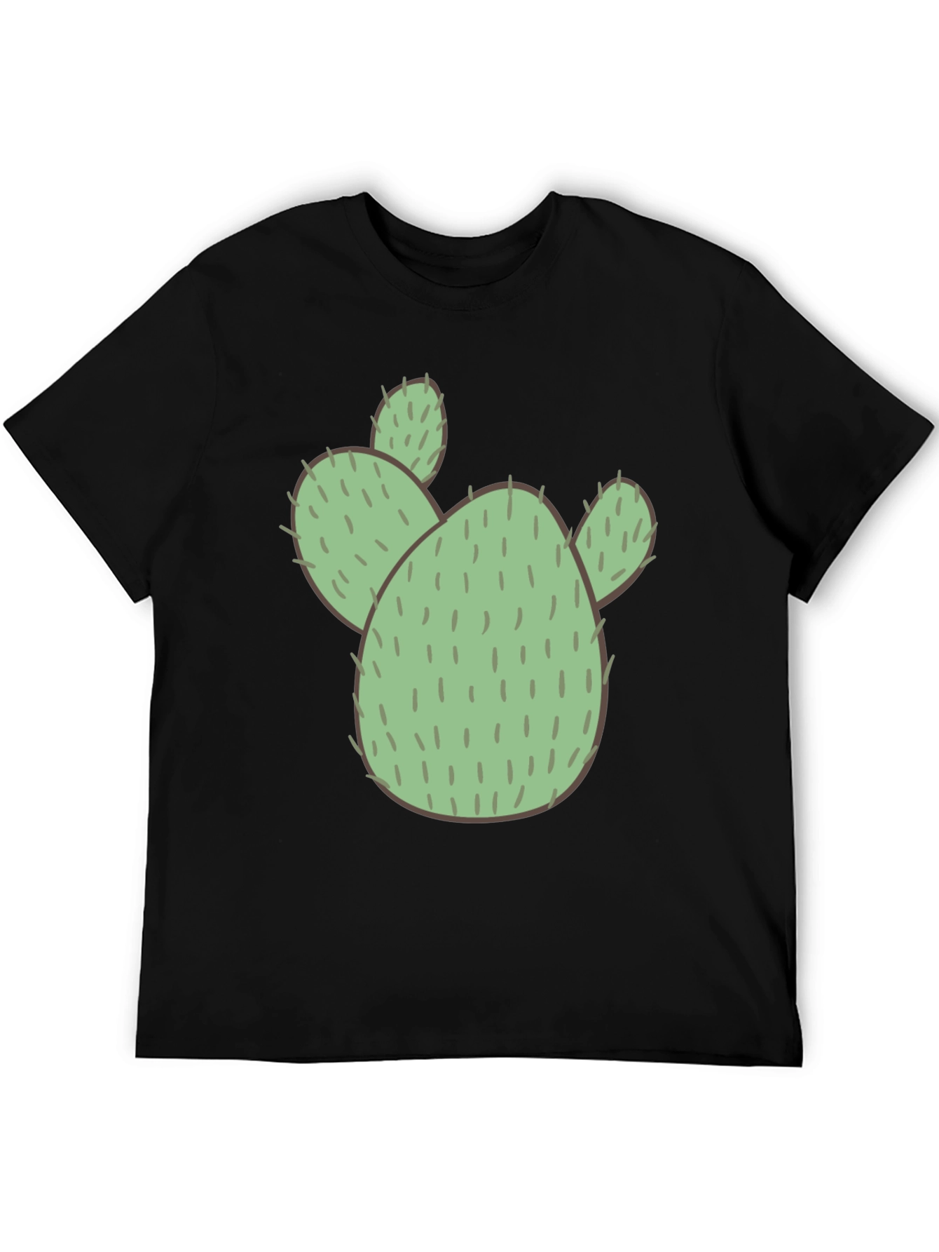 Black Cactus Graphic Black T-Shirt view 5