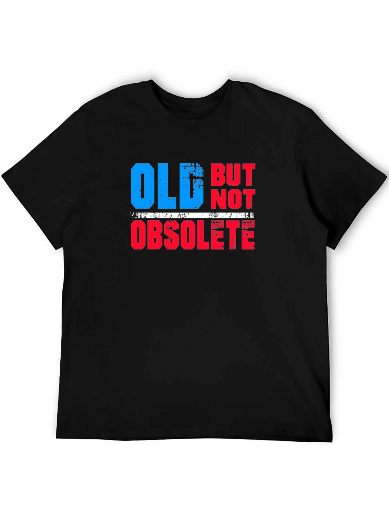 Black Old But Not Obsolete Graphic Tee view 5