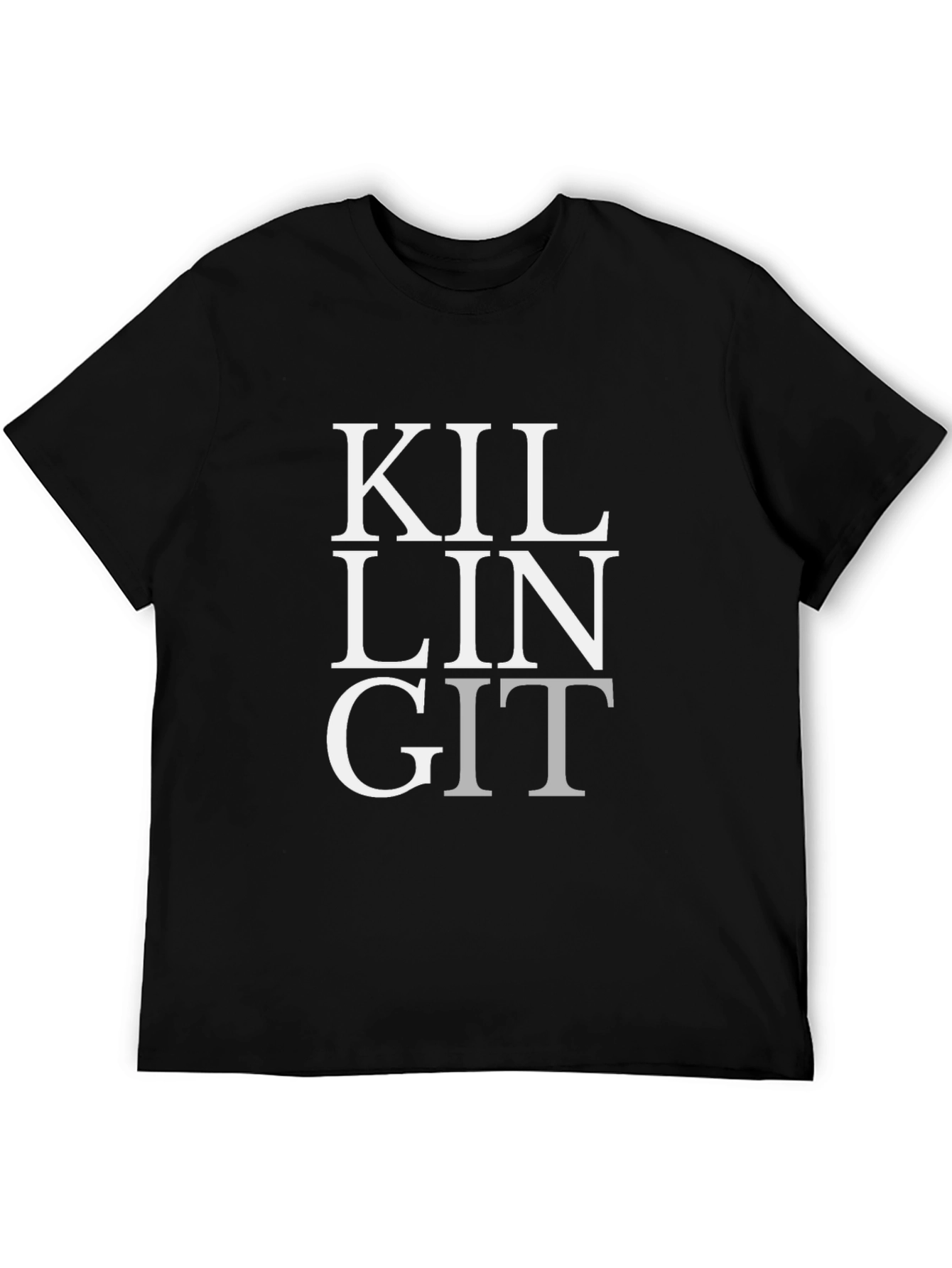 Black Killing It Graphic Tee - Black view 5