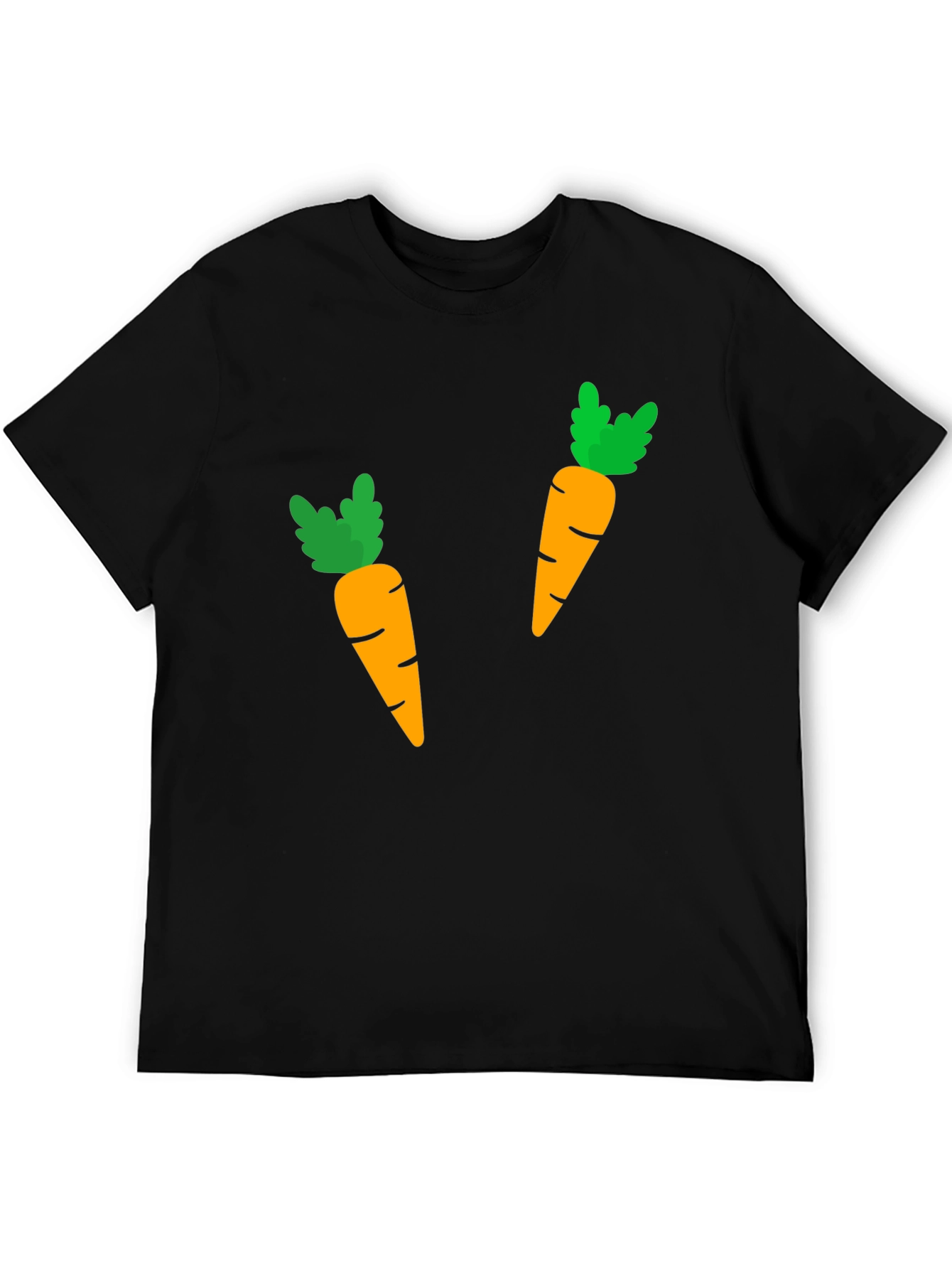 Black Carrot T-Shirt - Fun & Unique Graphic Tee view 5