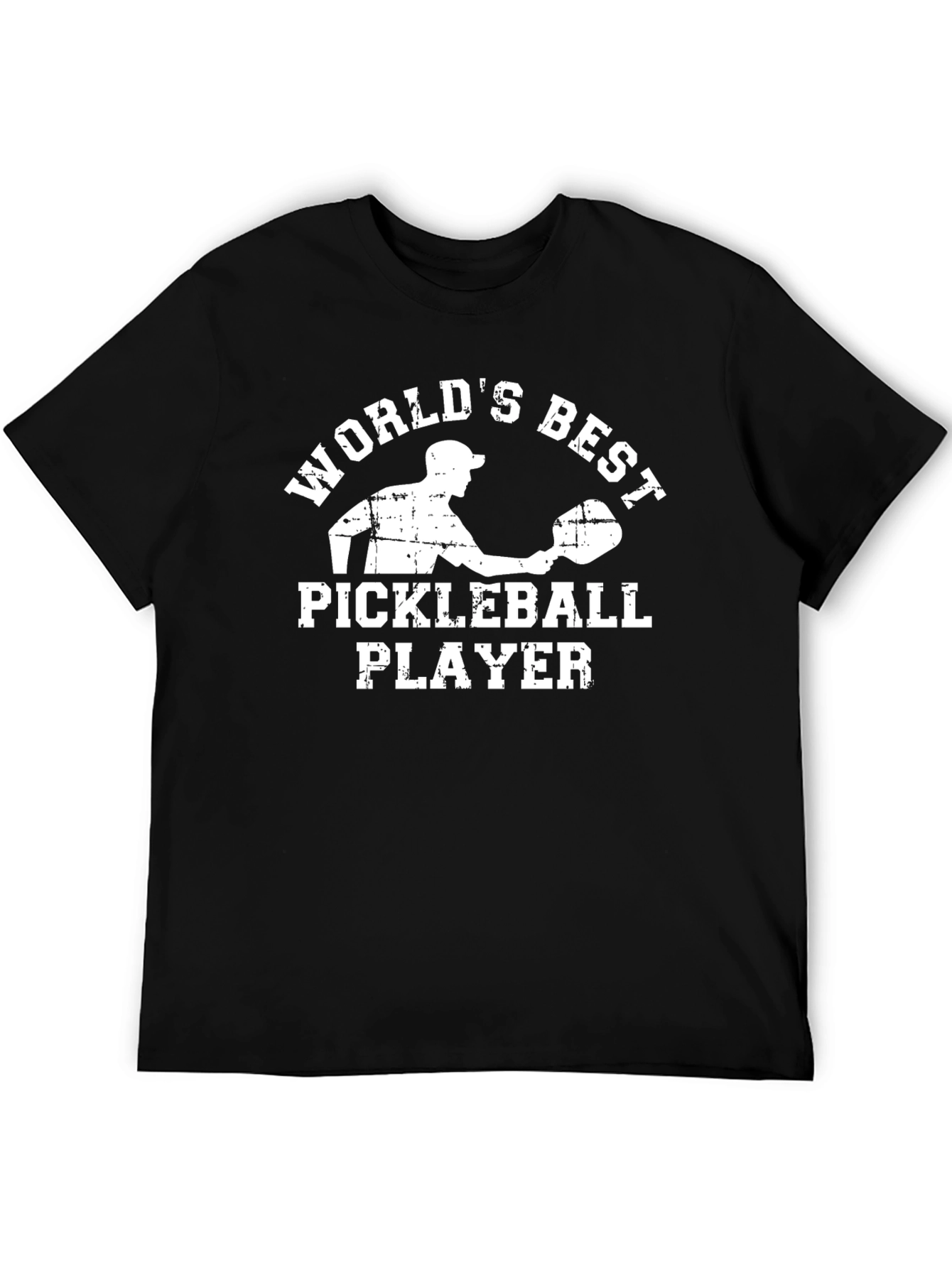 Black World's Best Pickleball Player Graphic T-Shirt view 5