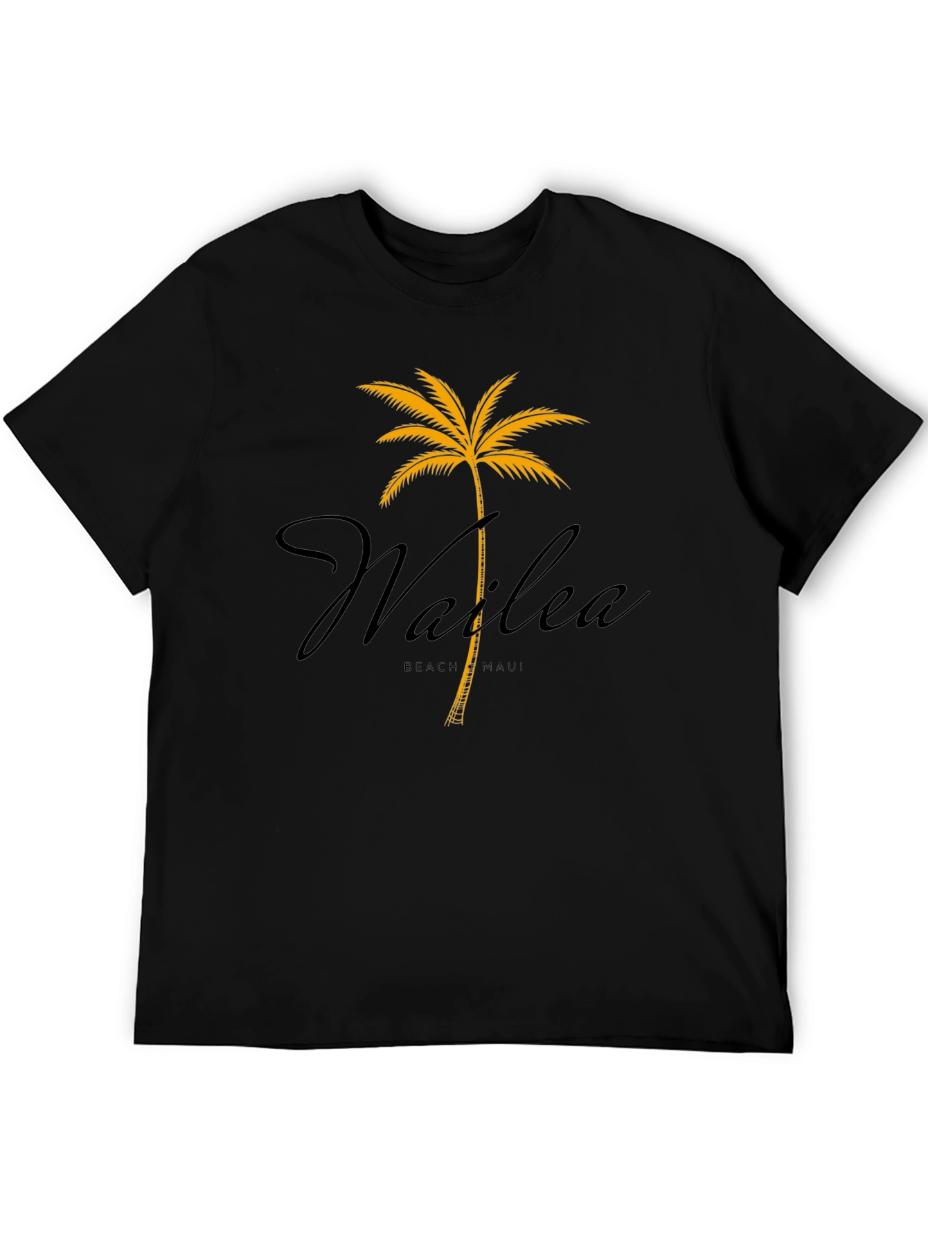Wailea Beach Maui Palm Tree Graphic T-Shirt - 5