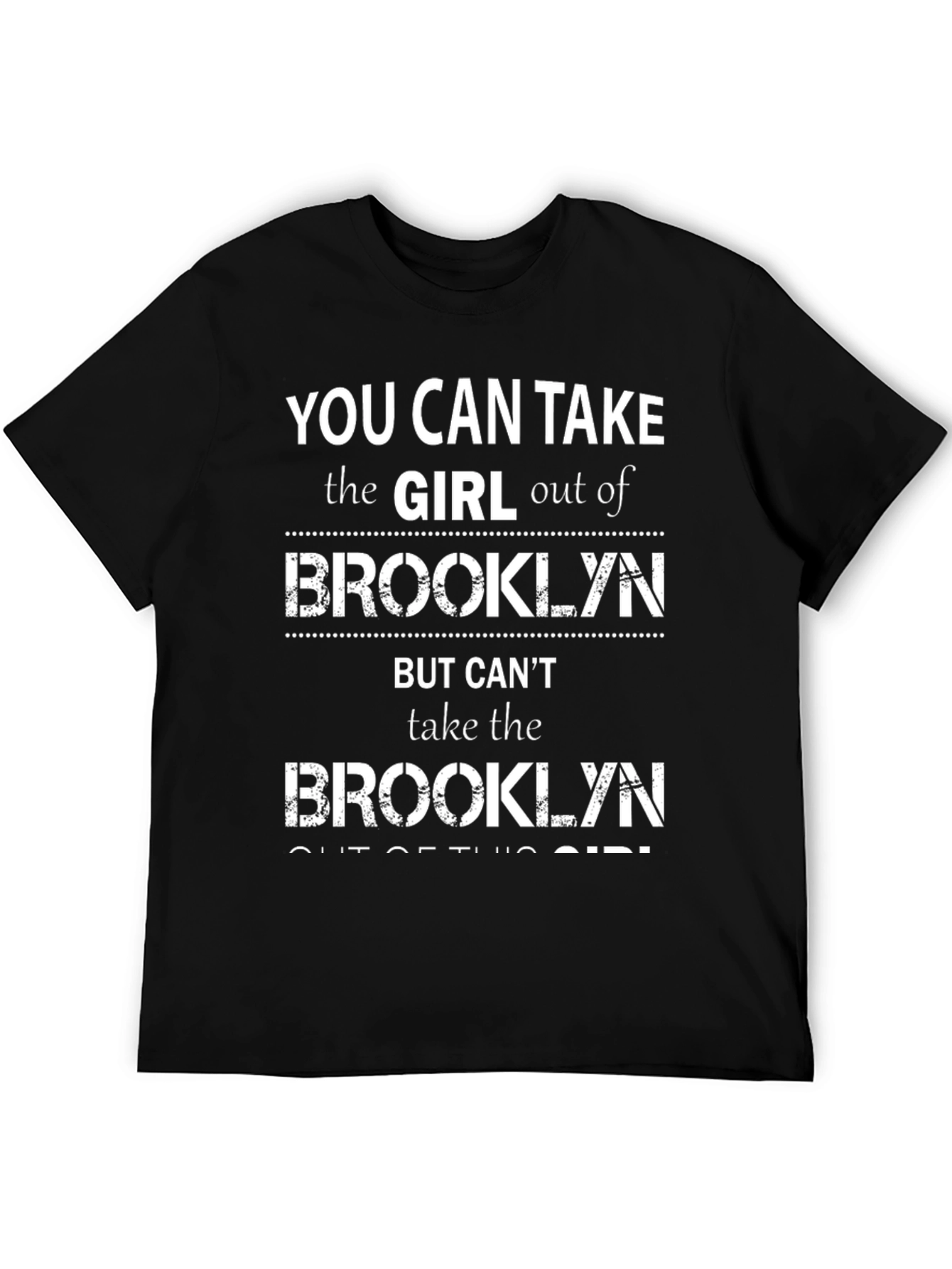 Black Brooklyn Girl Graphic T-Shirt view 5