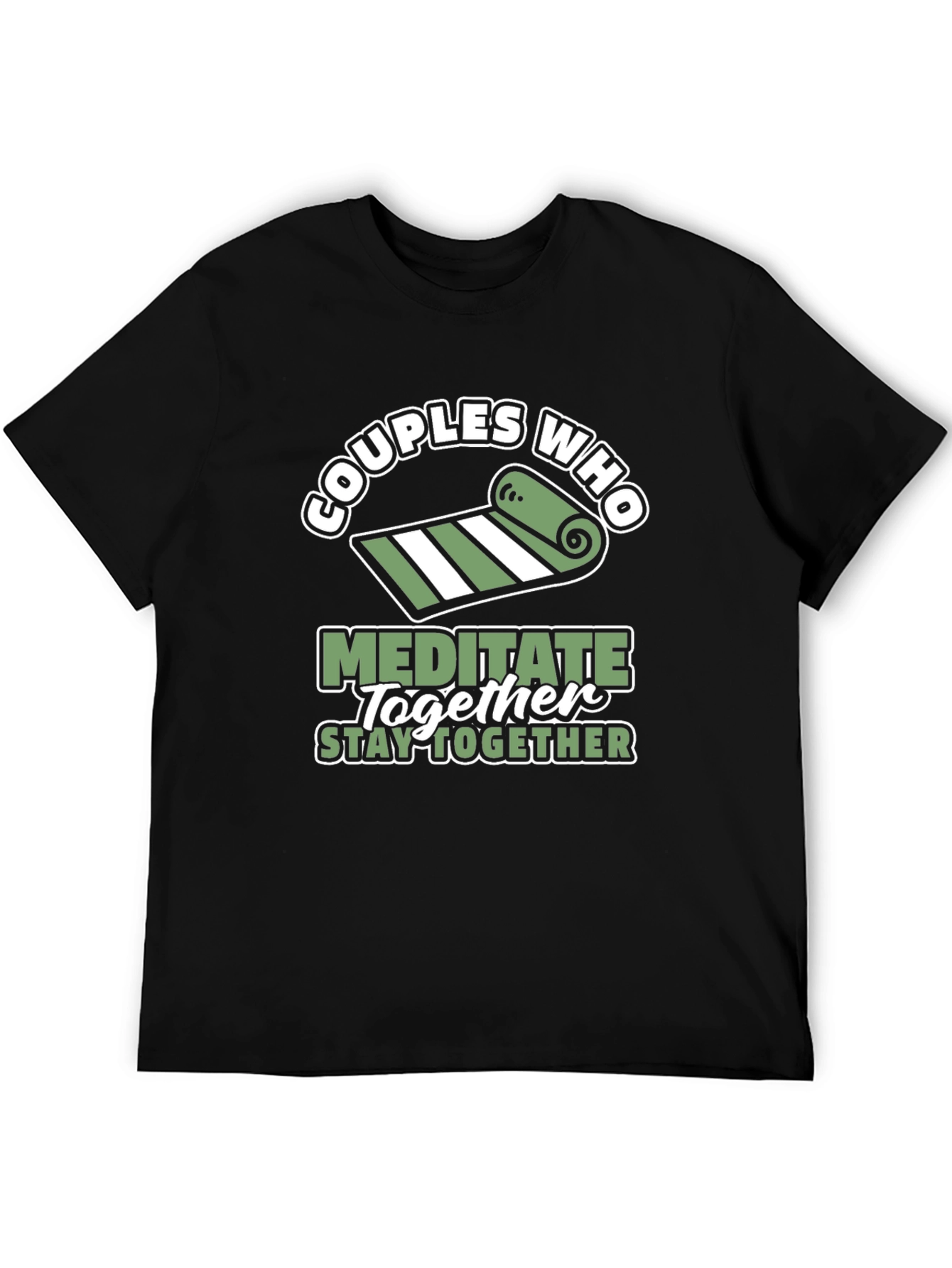 Black Couples Who Meditate Together T-Shirt view 5