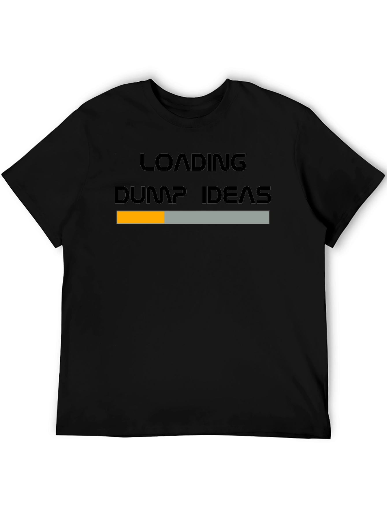 Black Loading Dump Ideas Graphic Tee - Funny Novelty T-Shirt view 5