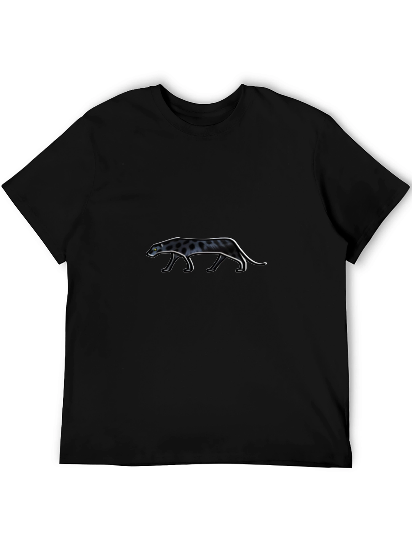 Black Black Panther Graphic Tee - Men's Casual Shirt view 5