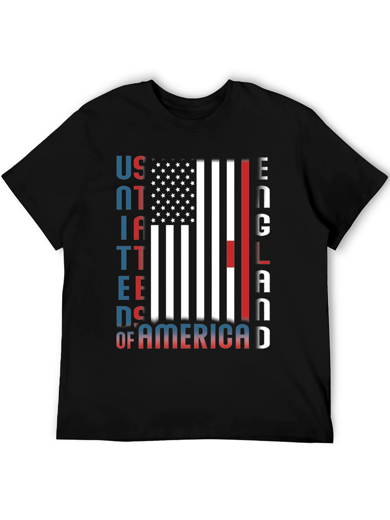 Black United States of England T-Shirt view 5