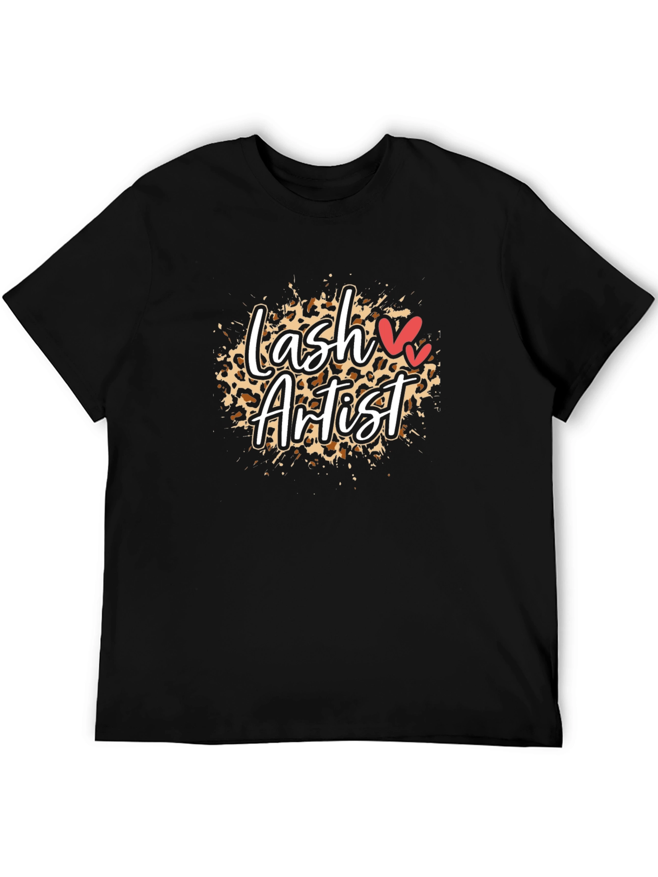 Lash Artist Leopard Print Graphic Tee - Trendy and Unique! - 5