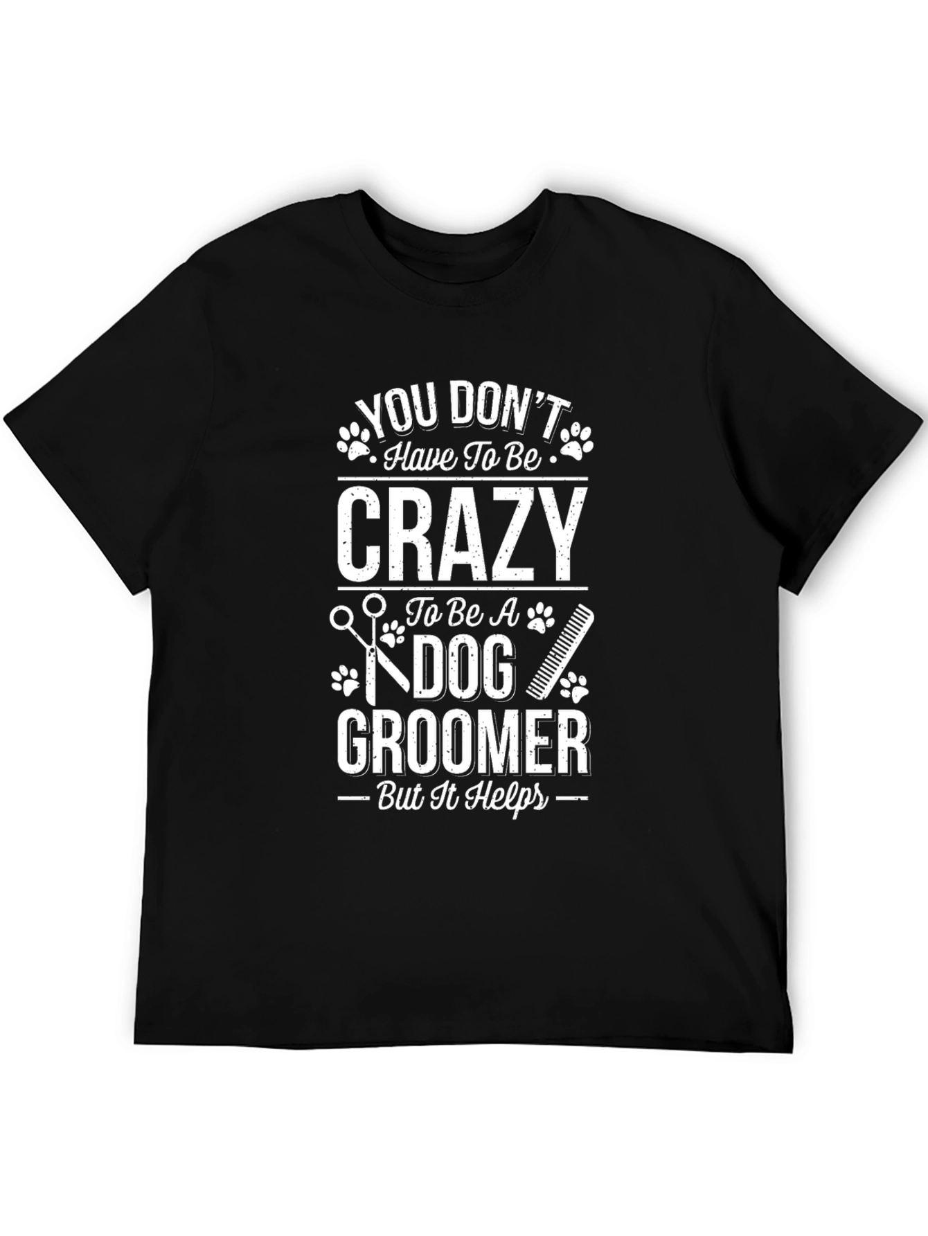 Black Dog Groomer Crazy Tee view 5