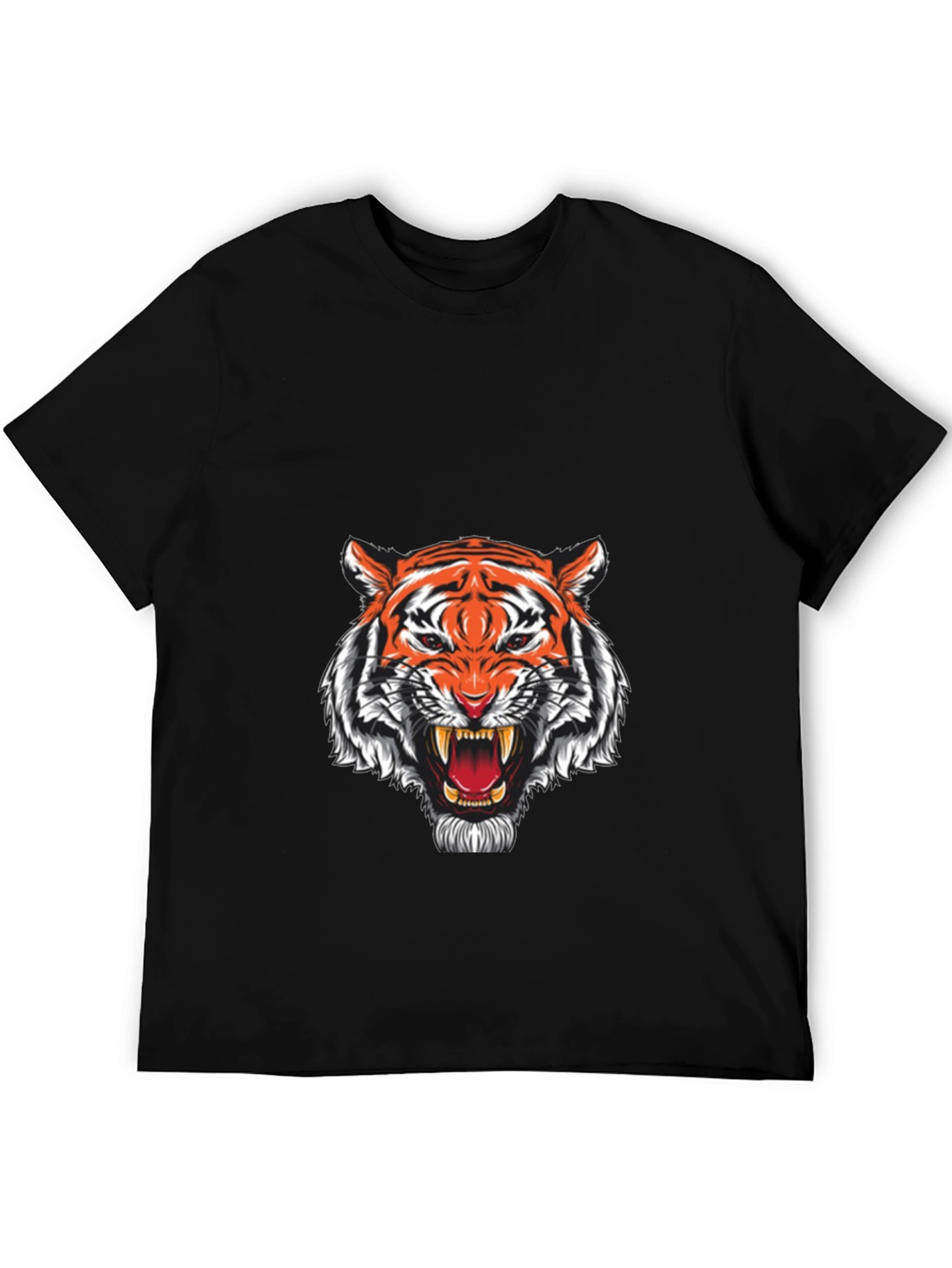 Black Black Tiger Graphic T-Shirt - Fierce Style view 5