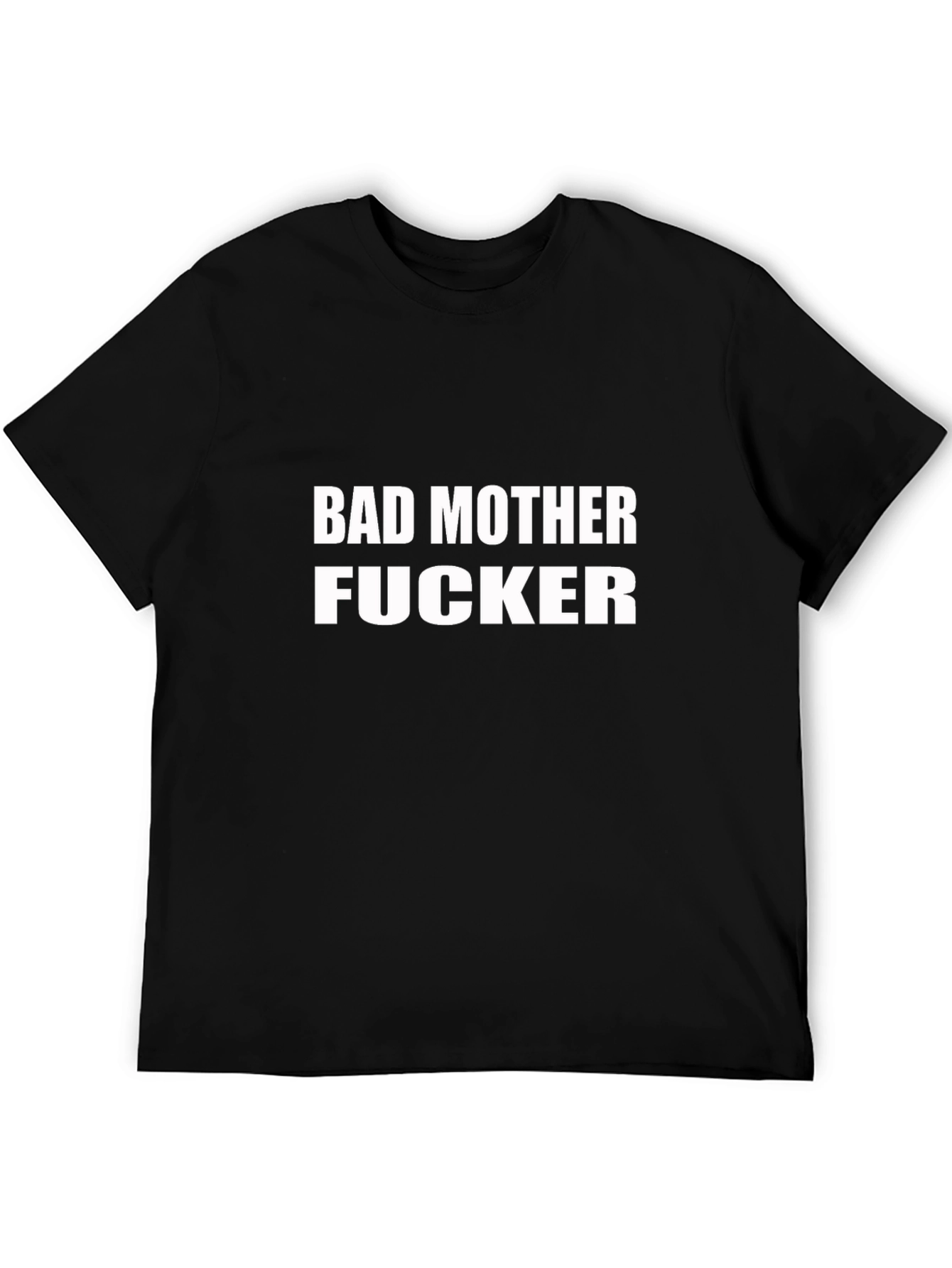 Black Bad Mother Fucker T-Shirt - Bold Statement Tee view 5