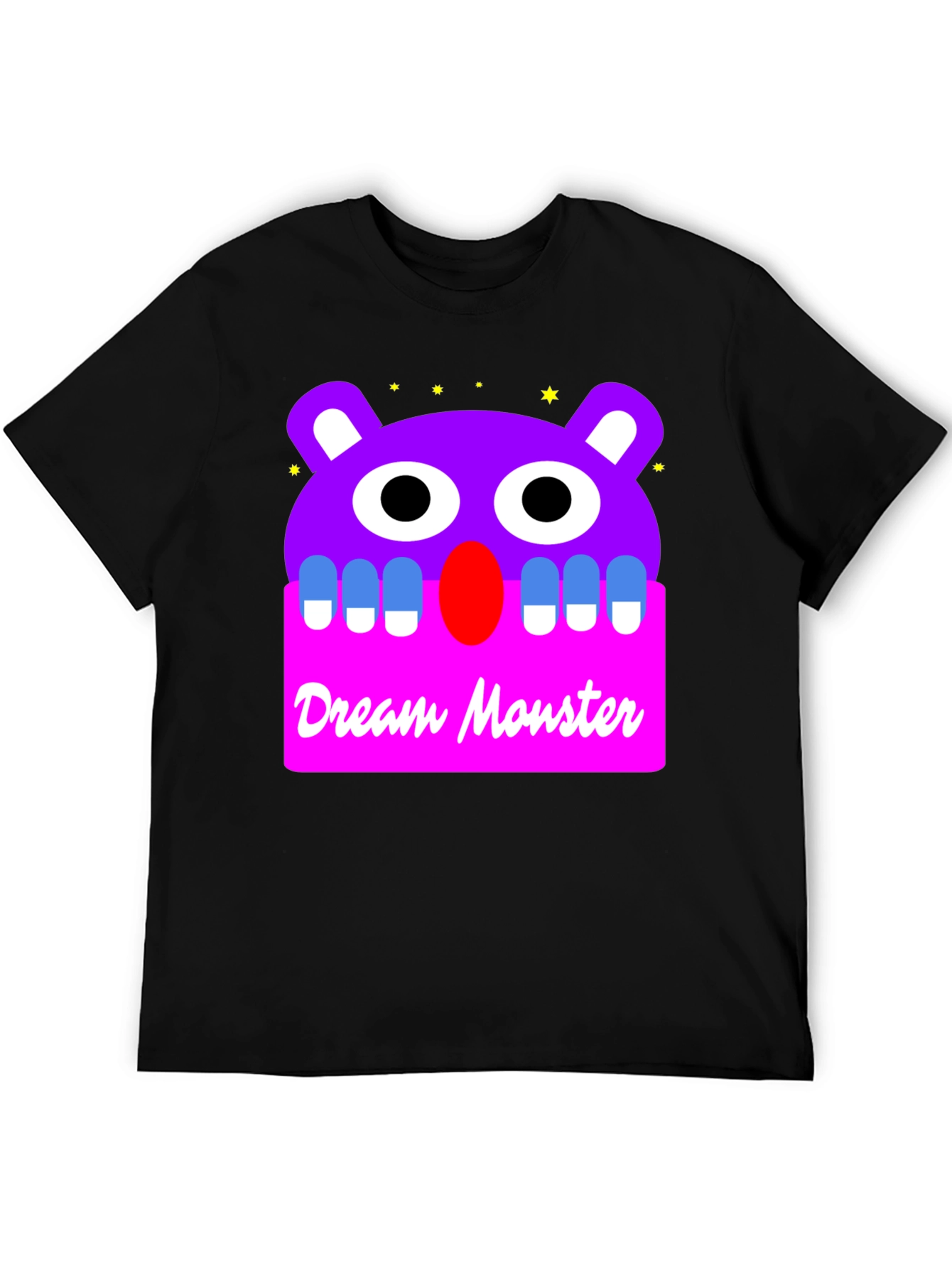 Black Dream Monster Graphic T-Shirt view 5