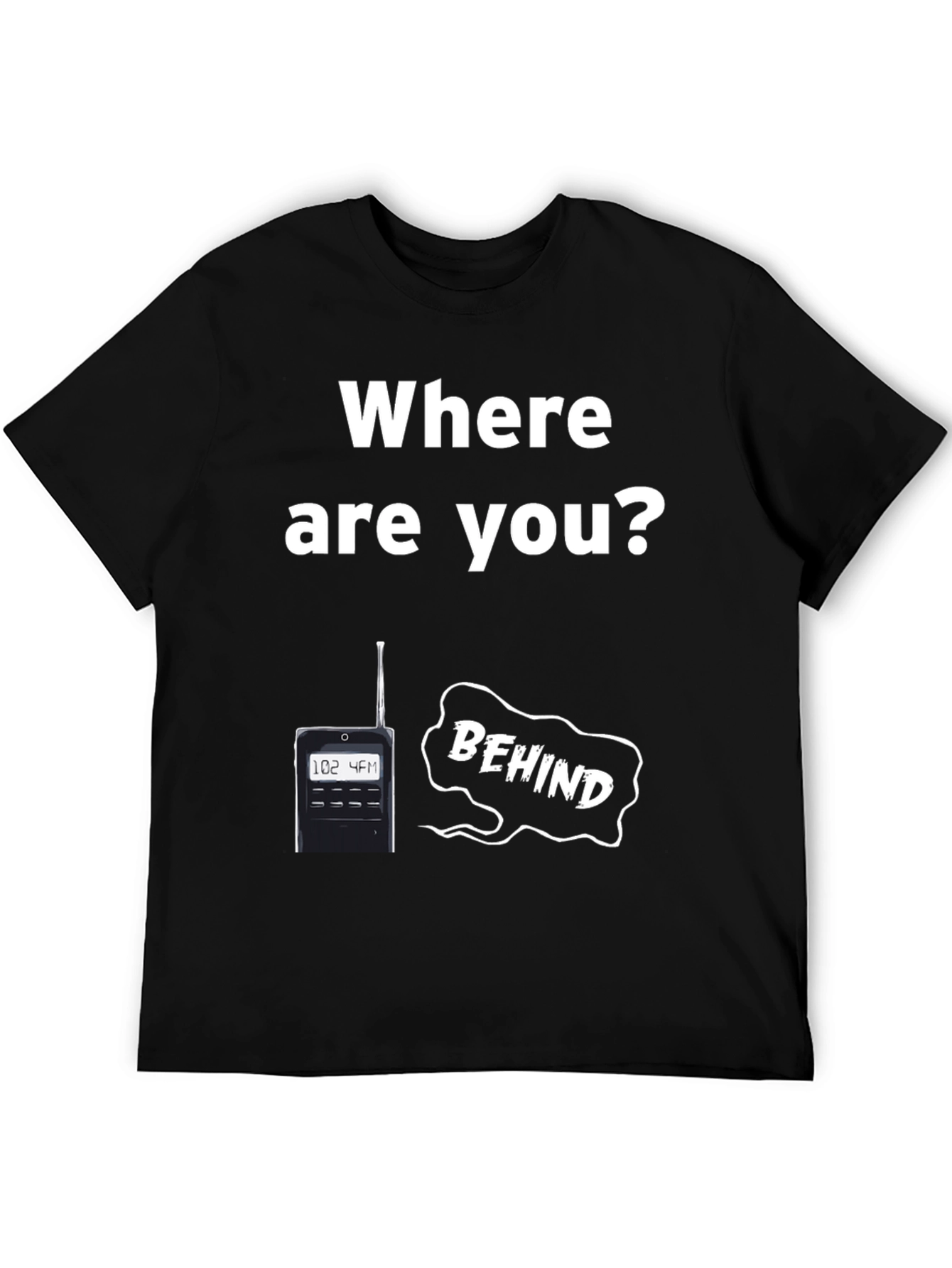 Black Where Are You? T-Shirt Paranormal Ghost Hunter Tee view 5