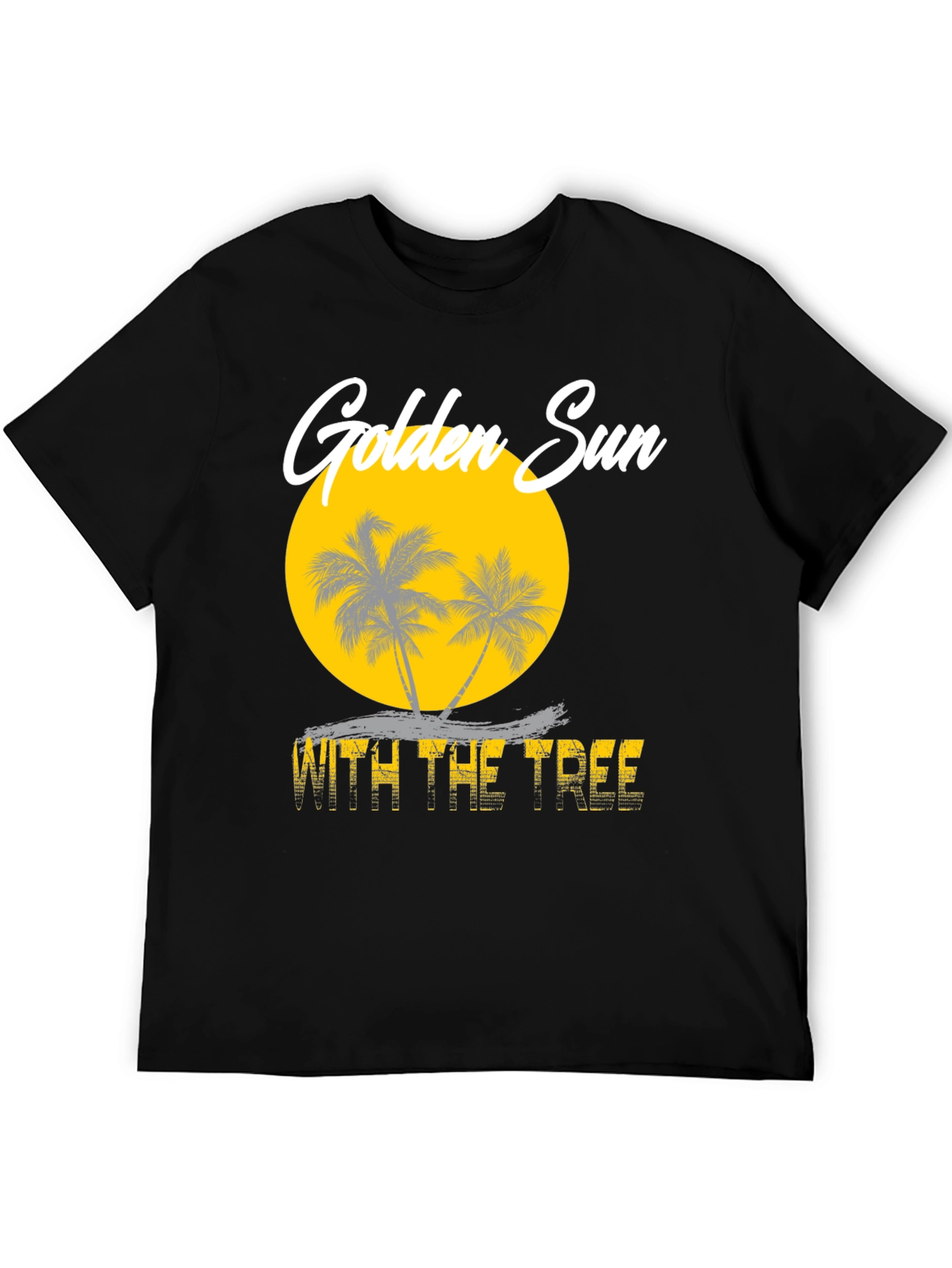 Golden Sun With The Tree Graphic Tee - 5