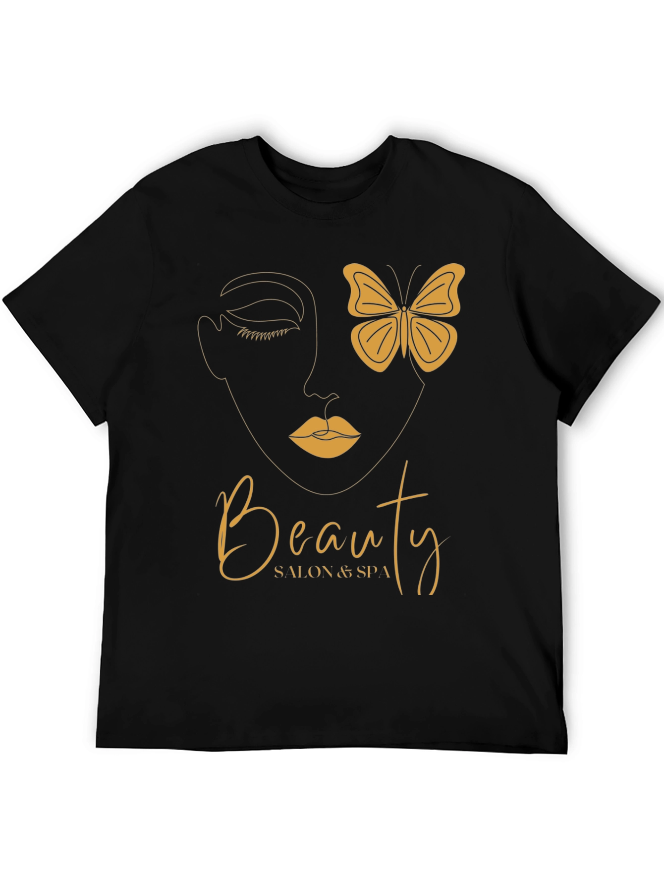Black Beauty Salon & Spa T-Shirt - Stylish Unisex Tee view 5